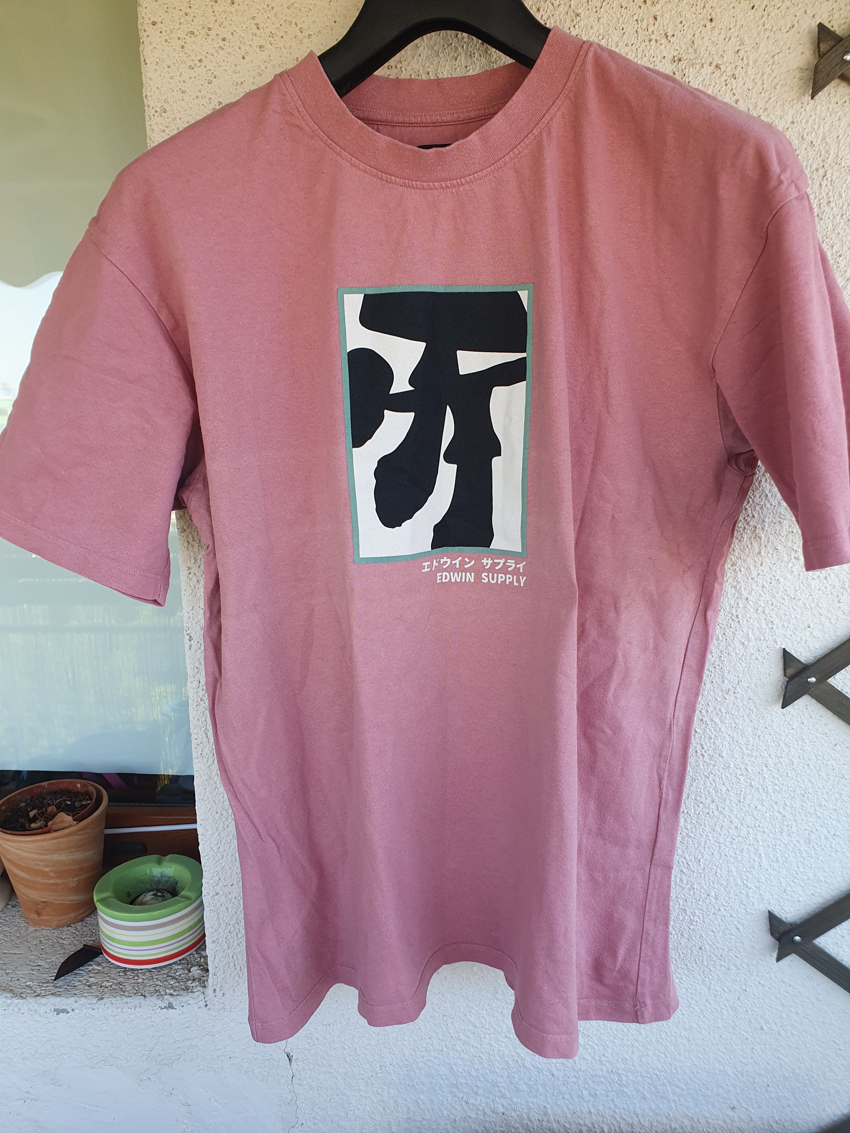 Edwin Edwin Shrooms Dusty Rose t-shirt sz L Size US L / EU 52-54 / 3 - 5 Thumbnail