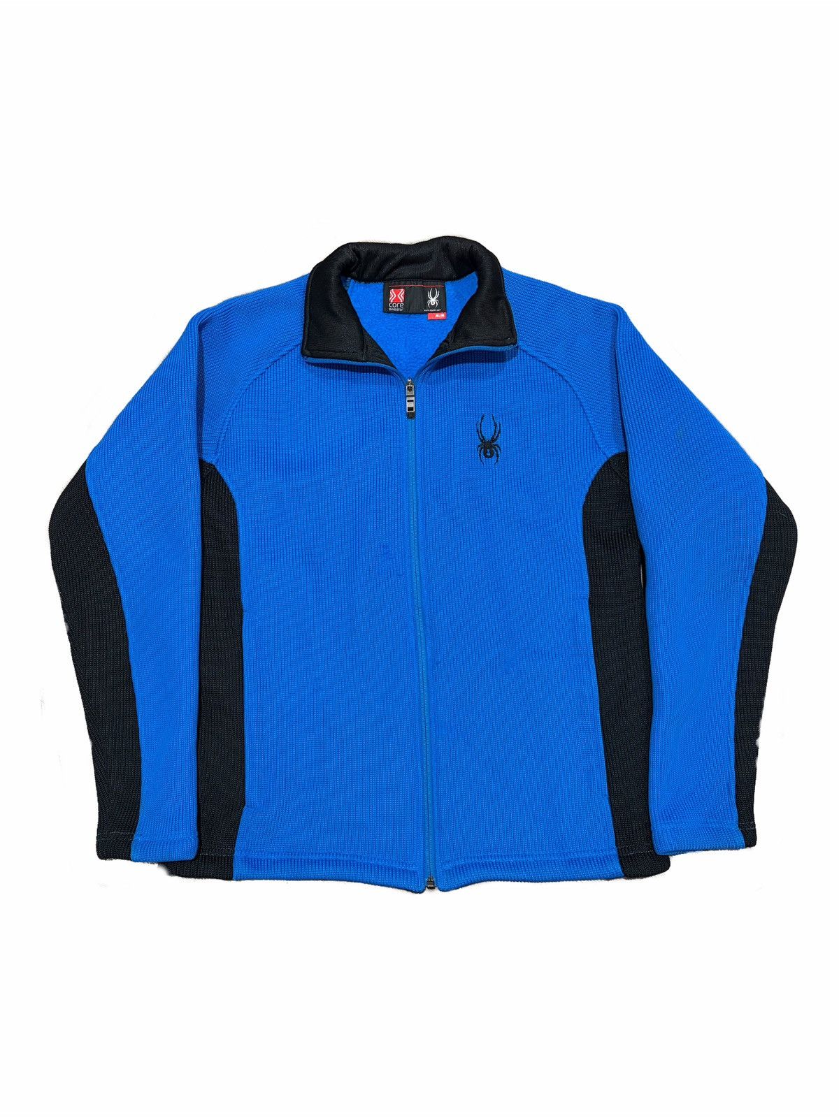Spyder Spyder Core Sweater Full Zip Jacket Blue Black Size Medium Size US M / EU 48-50 / 2 - 1 Thumbnail