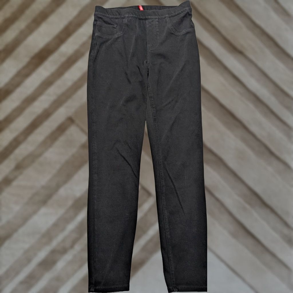 Spanx Spanx Jean-ish Ankle Leggings Black Pull on Pants Women Medium #20018R Size 32" / US 10 / IT 46 - 1 Thumbnail
