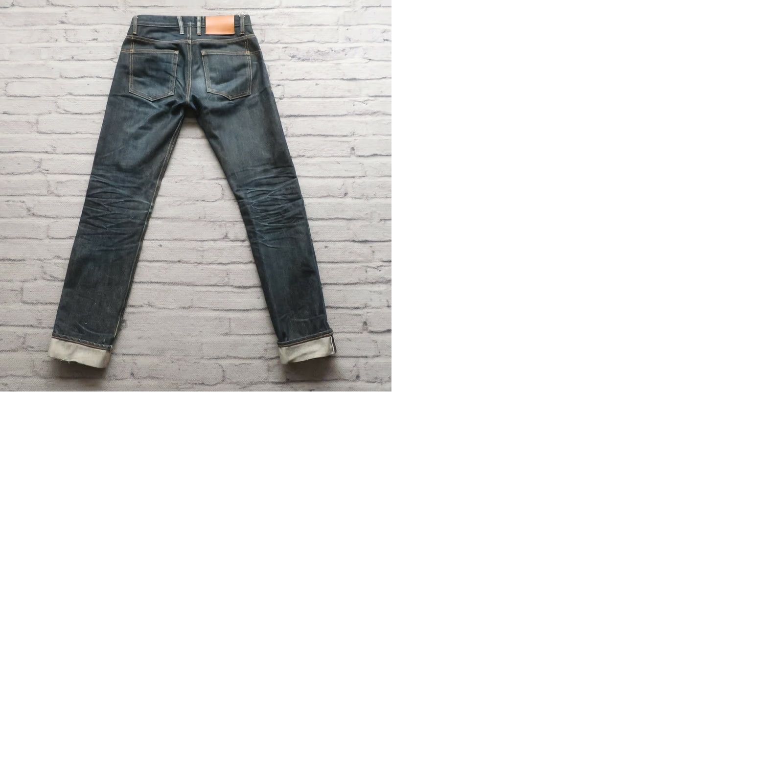 3sixteen VINTAGE 3sixteen ST-100X Selvedge Denim Jeans Mens Jeans Dark Wash 28-29" 33" Inseam Distressed Size US 28 / EU 44 - 9 Thumbnail
