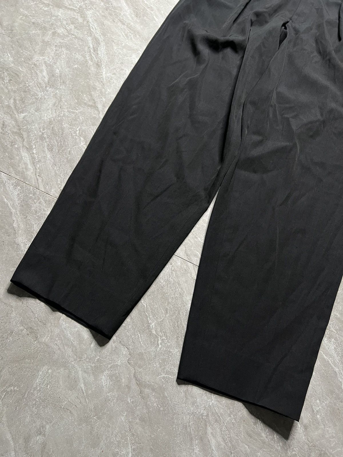 Issey Miyake Issey Miyake F/W 92 Highwaist Wool Nylon Baggy Pants Size US 30 / EU 46 - 4 Thumbnail