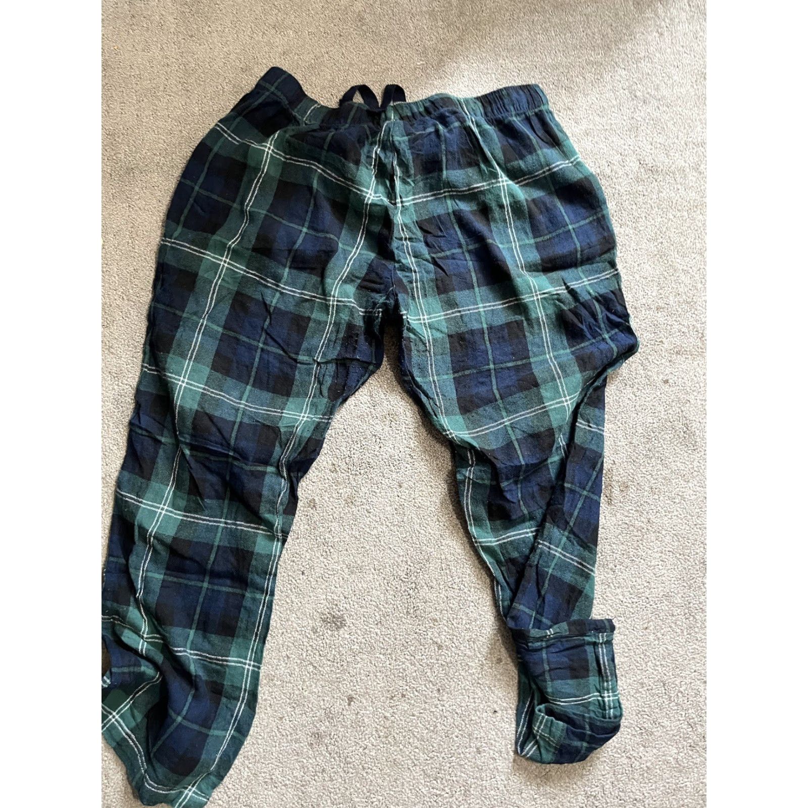 Old Navy Old Navy Green Buffalo Plaid Flannel Pajama Pants Men’s L Lounge Sleep PJs Size US 33 - 3 Thumbnail
