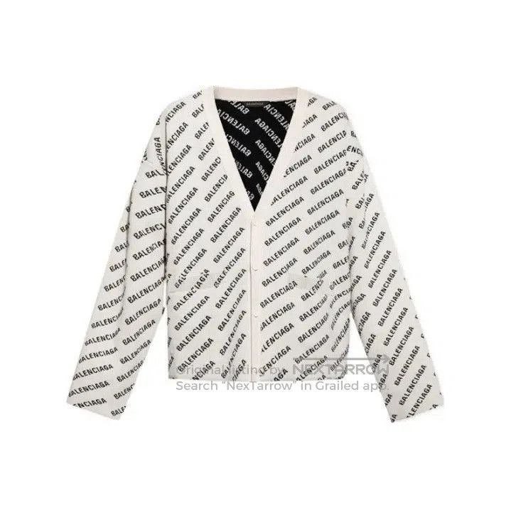 Balenciaga Balenciaga SS23 Logo Knit Cardigan for Men. Size US M / EU 48-50 / 2 - 1 Thumbnail