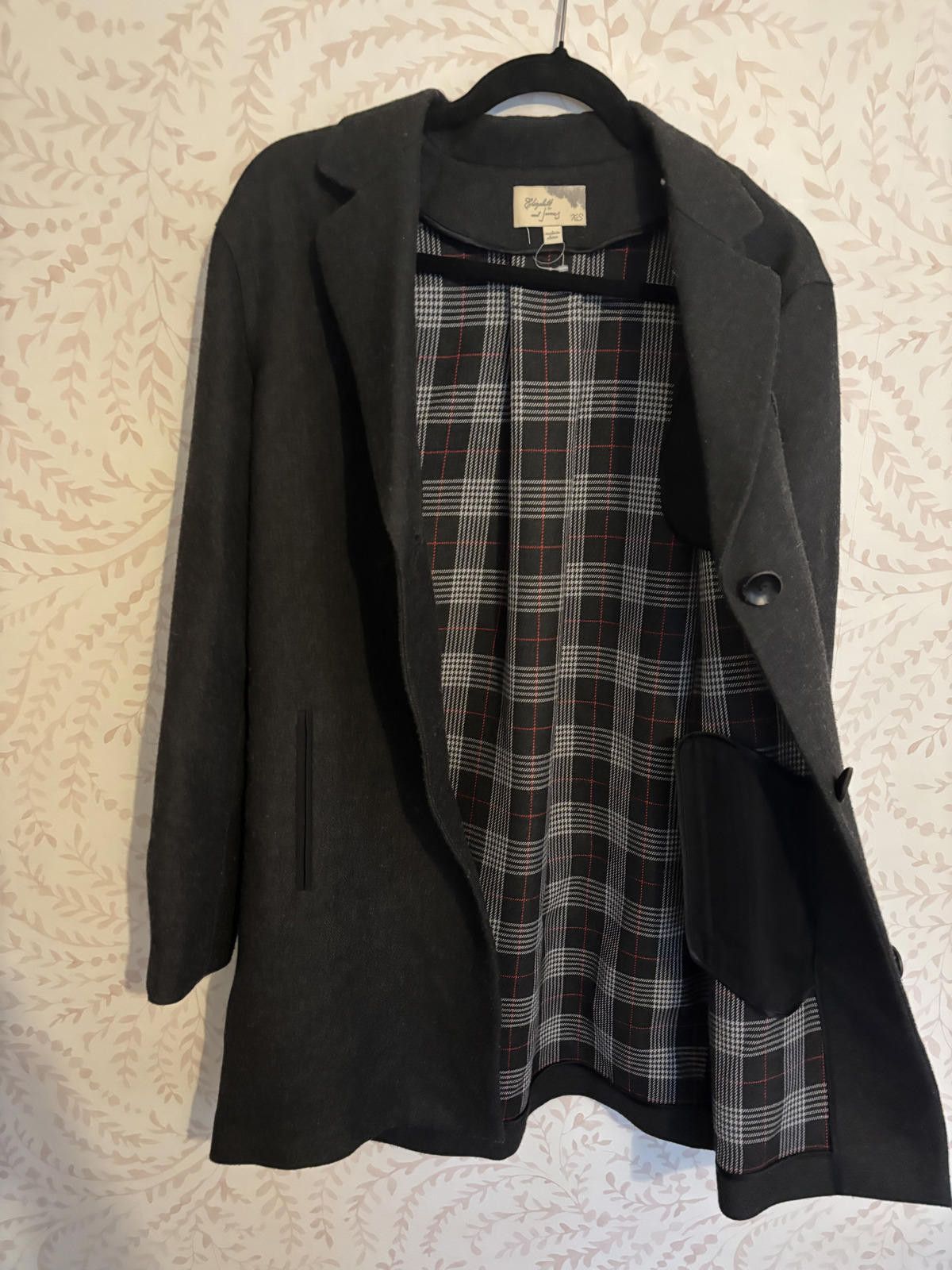Elizabeth and James Elizabeth and James Wool Dark Gray Pea Coat Size XS Size XS / US 0-2 / IT 36-38 - 7 Thumbnail