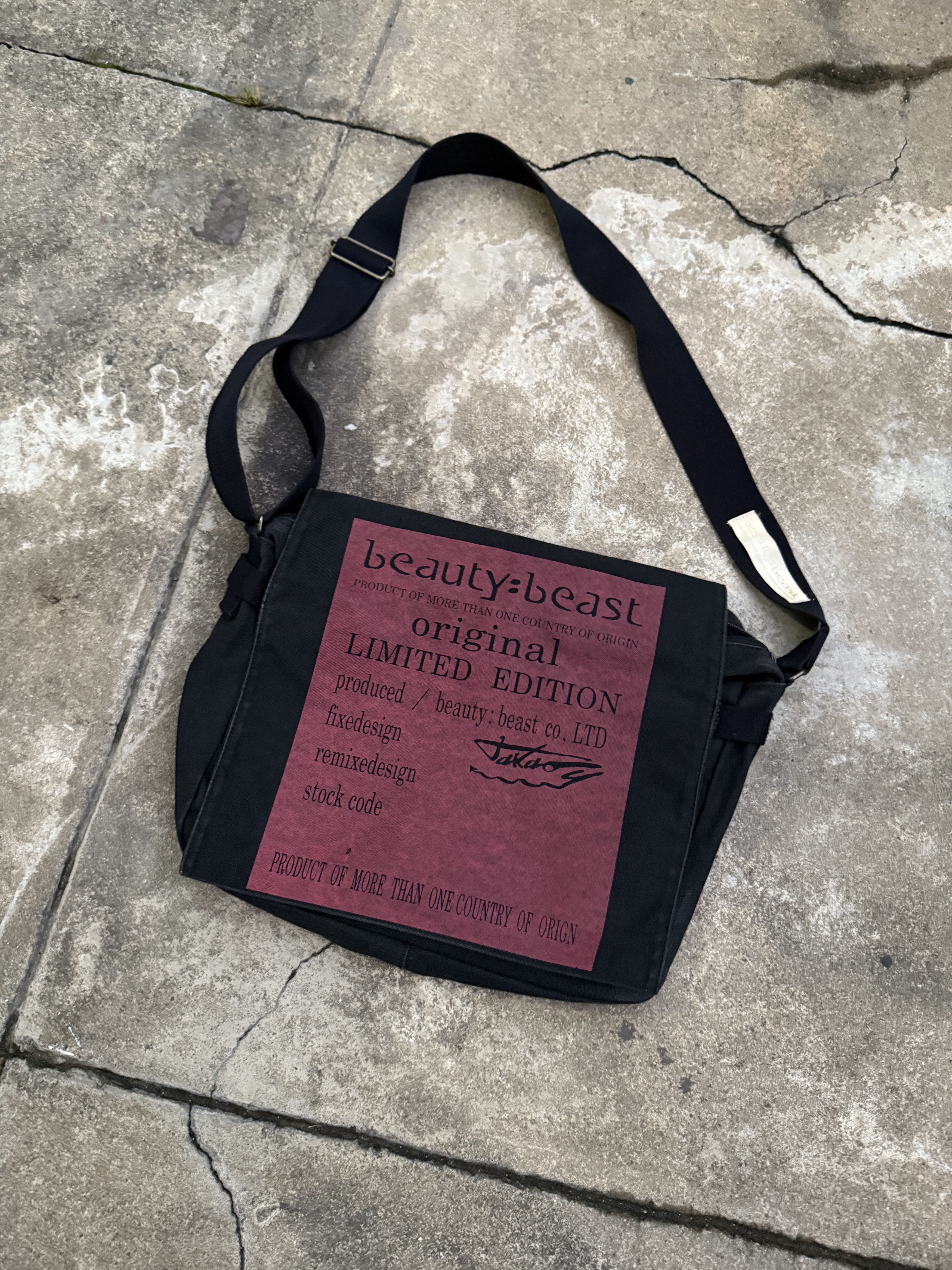 Beauty Beast Beauty:Beast "Limited Edition" Messenger / Tote Bag Size ONE SIZE - 2 Thumbnail