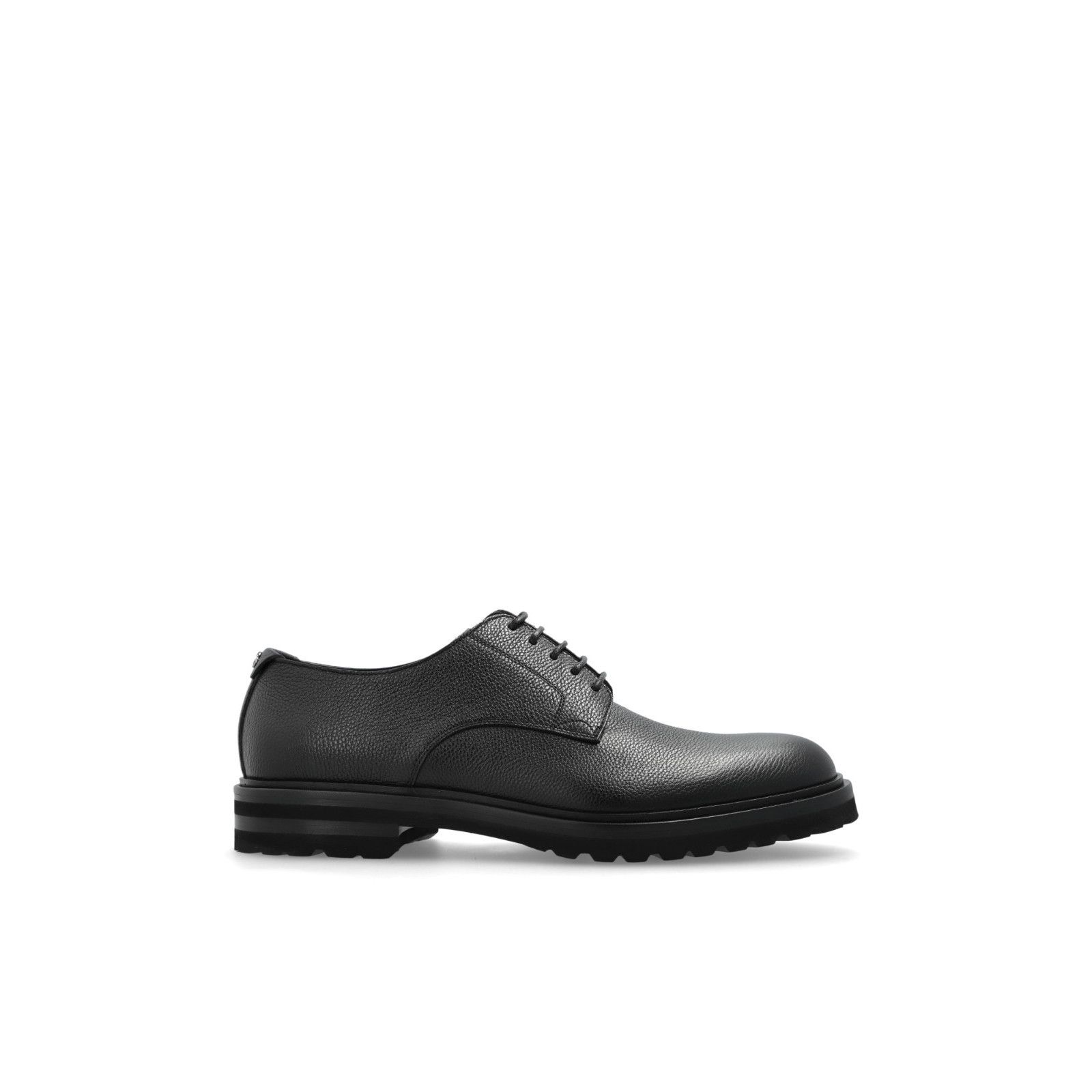 DOLCE&GABBANA Black Leather Elegant Shoes New & Authentic (M