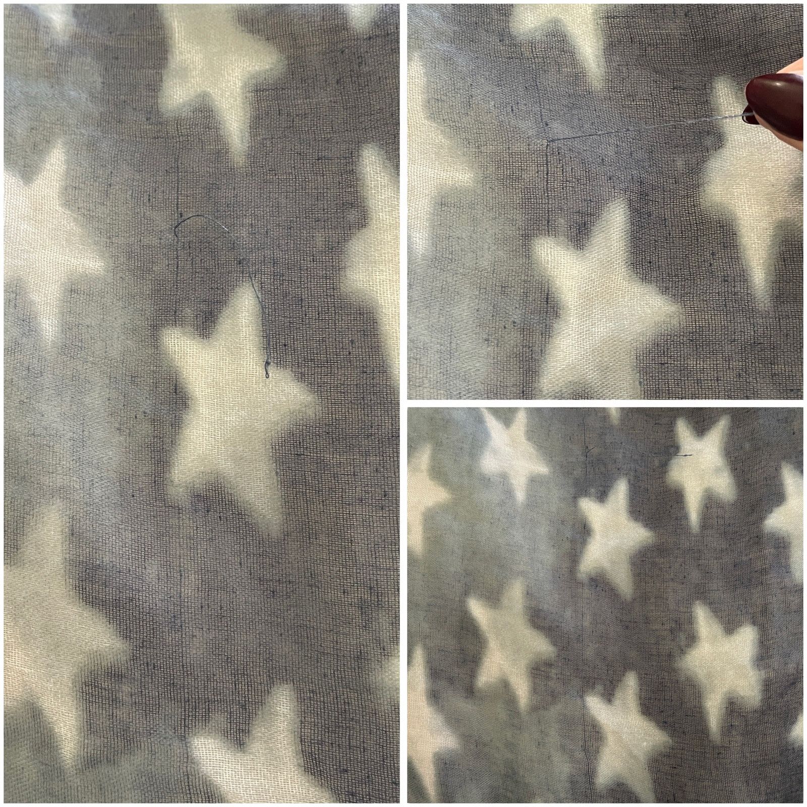 Other American Flag Sheer Scarf Raw Edge USA 4th of July Patriotic Size ONE SIZE - 25 Thumbnail