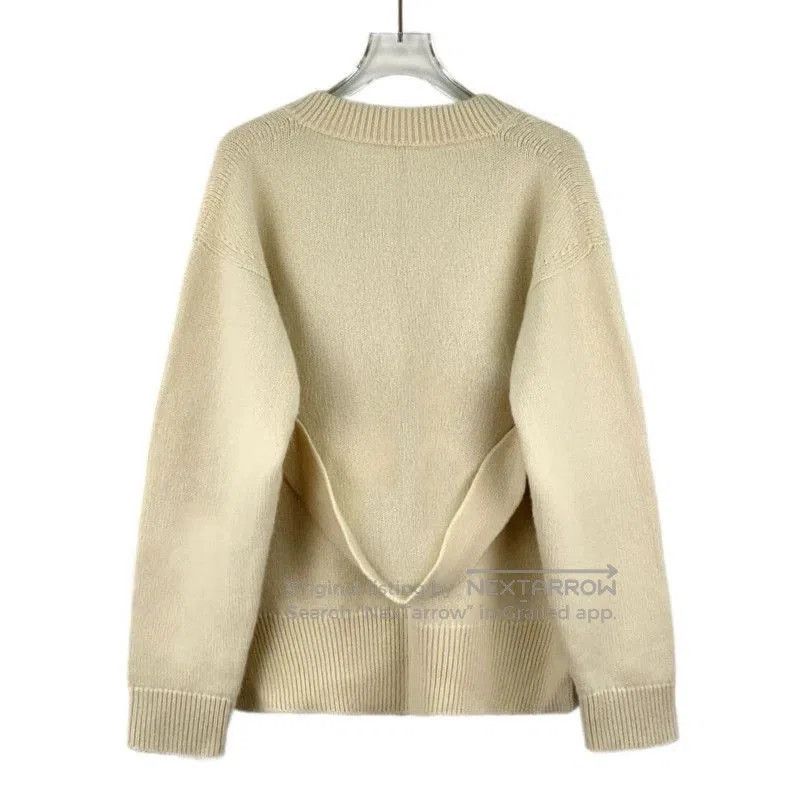 Hermes Hermes Oatmeal Horsebit Cashmere Sweater. Size US S / EU 44-46 / 1 - 2 Thumbnail
