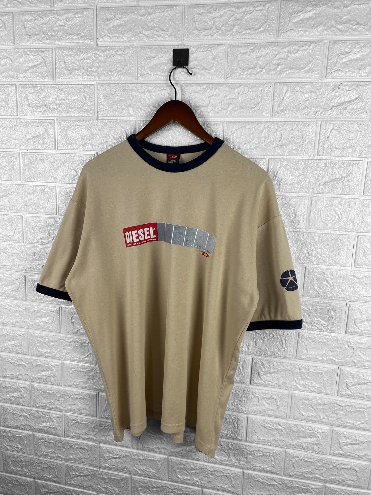 Diesel Vintage 90s Diesel big logo T-Shirt Size US XXL / EU 58 / 5 - 4 Thumbnail