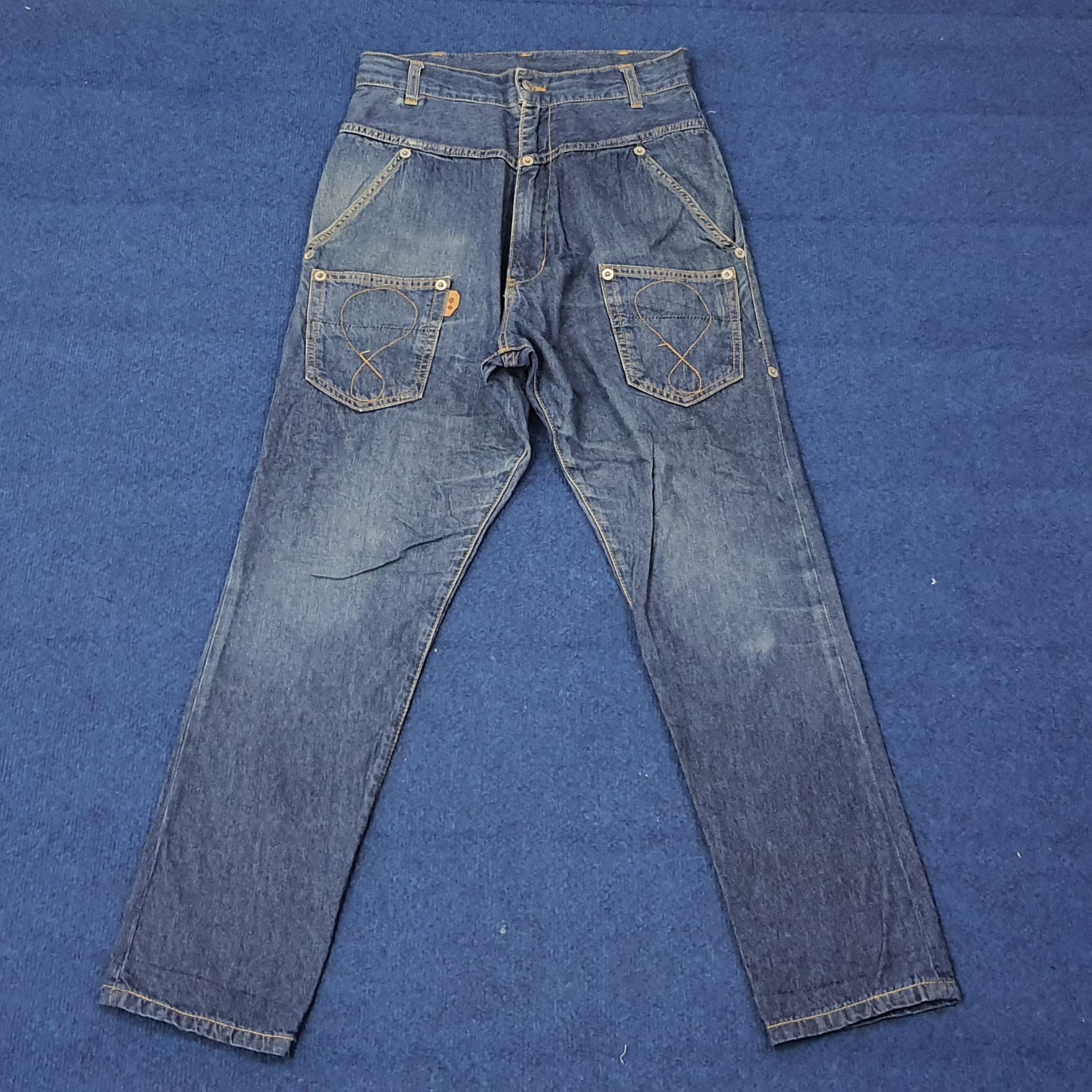 mercibeaucoup Vintage Mercibeaucoup by Issey Miyake Denim Pants C265N15 Size 27" / US 4 / IT 40 - 1 Thumbnail