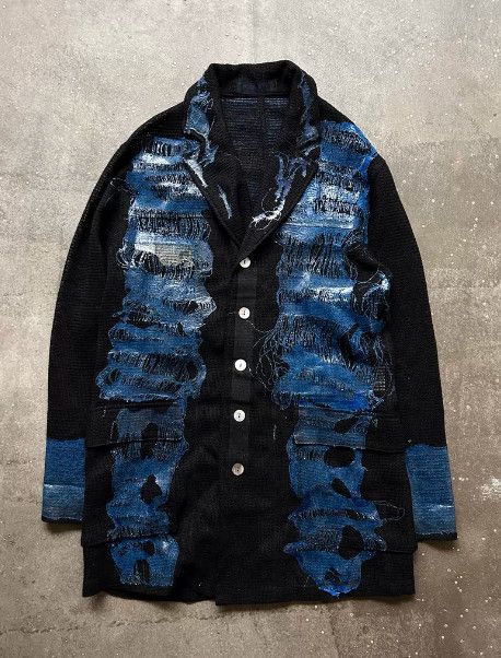 Other Kohshin Satoh Grid-Coated Cardigan Size US M / EU 48-50 / 2 - 1 Thumbnail