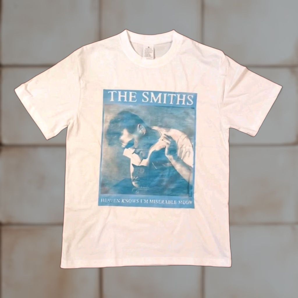 Morrissey THE SMITHS Heaven Knows I'm Miserable Meow T-shirt Cat White Small Unbranded T-Shirt Unisex Adults Size US S / EU 44-46 / 1 - 1 Thumbnail