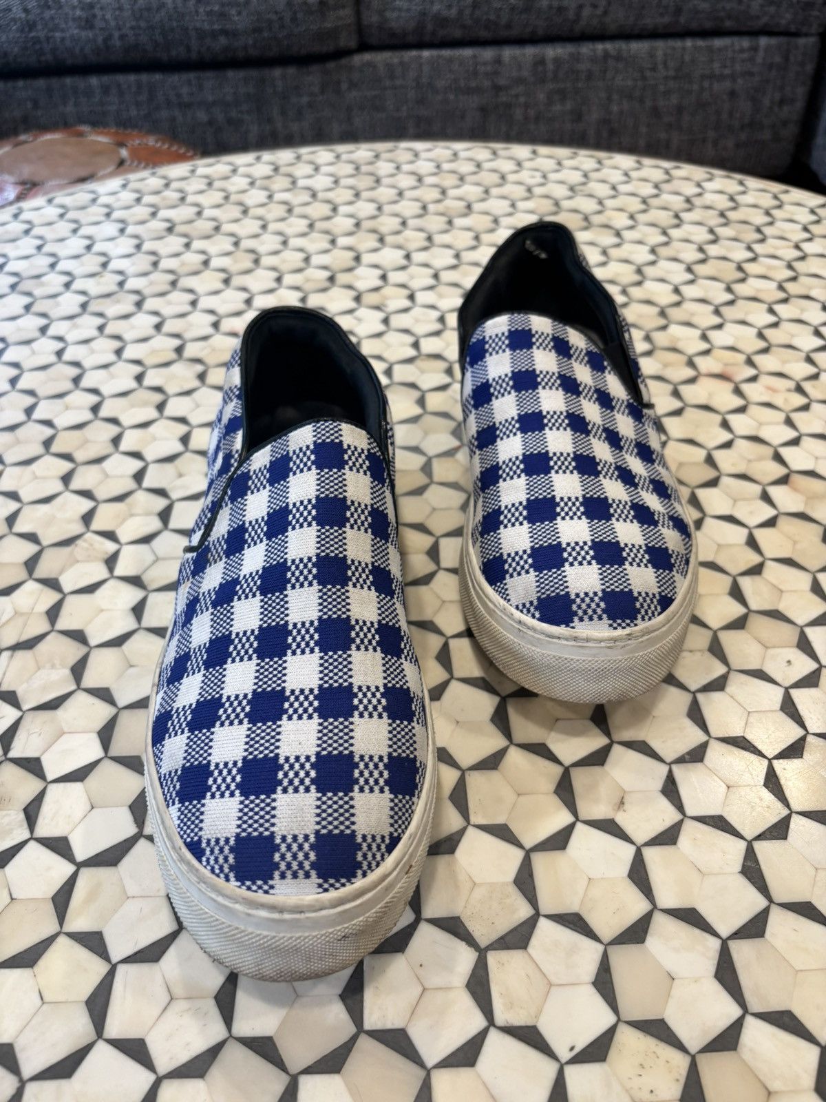 Celine Celine Cobalt Canvas Slip Ons Size US 8.5 / EU 41-42 - 1 Thumbnail