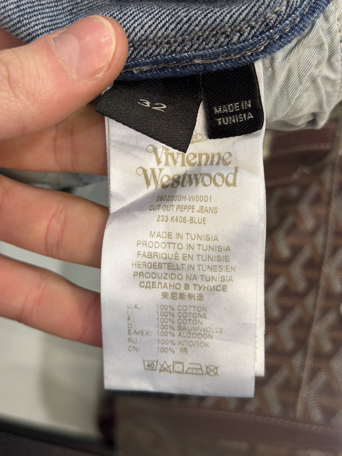 Vivienne Westwood Vivienne Westwood Cut Out Peppe Denim Jeans Size US 32 / EU 48 - 6 Thumbnail