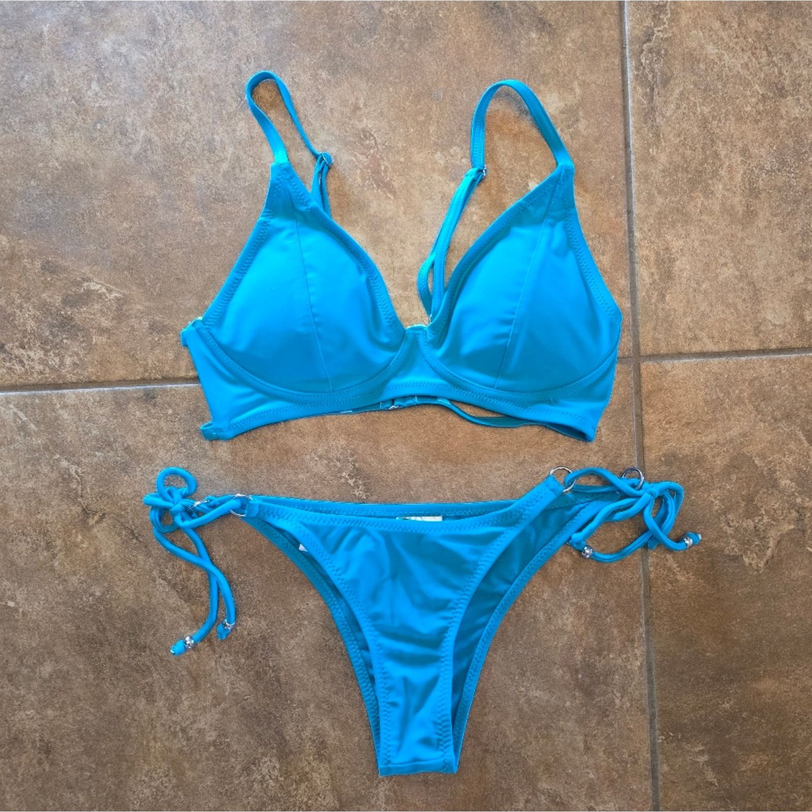 Other Teal Wave | FYS | Cayman×St.Tropez Bikini Set Size ONE SIZE - 3 Thumbnail
