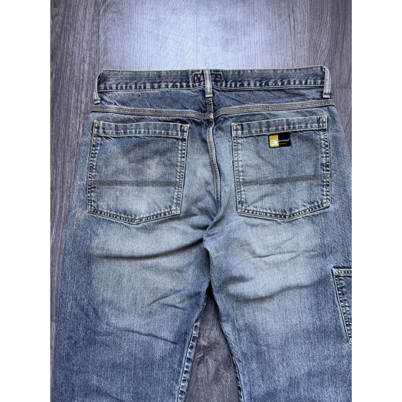 Big Star × Vintage Y2K Vintage Big Star Workwear Denim Rap Pants Size US 34 / EU 50 - 9 Thumbnail