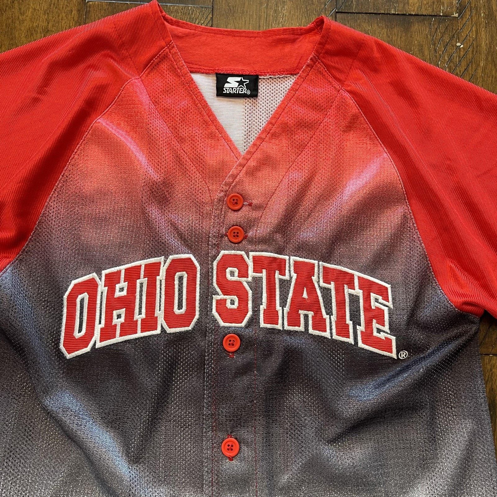 Starter Ohio State Buckeyes Jersey Womens M Baseball Starter Mesh Size M / US 6-8 / IT 42-44 - 3 Thumbnail