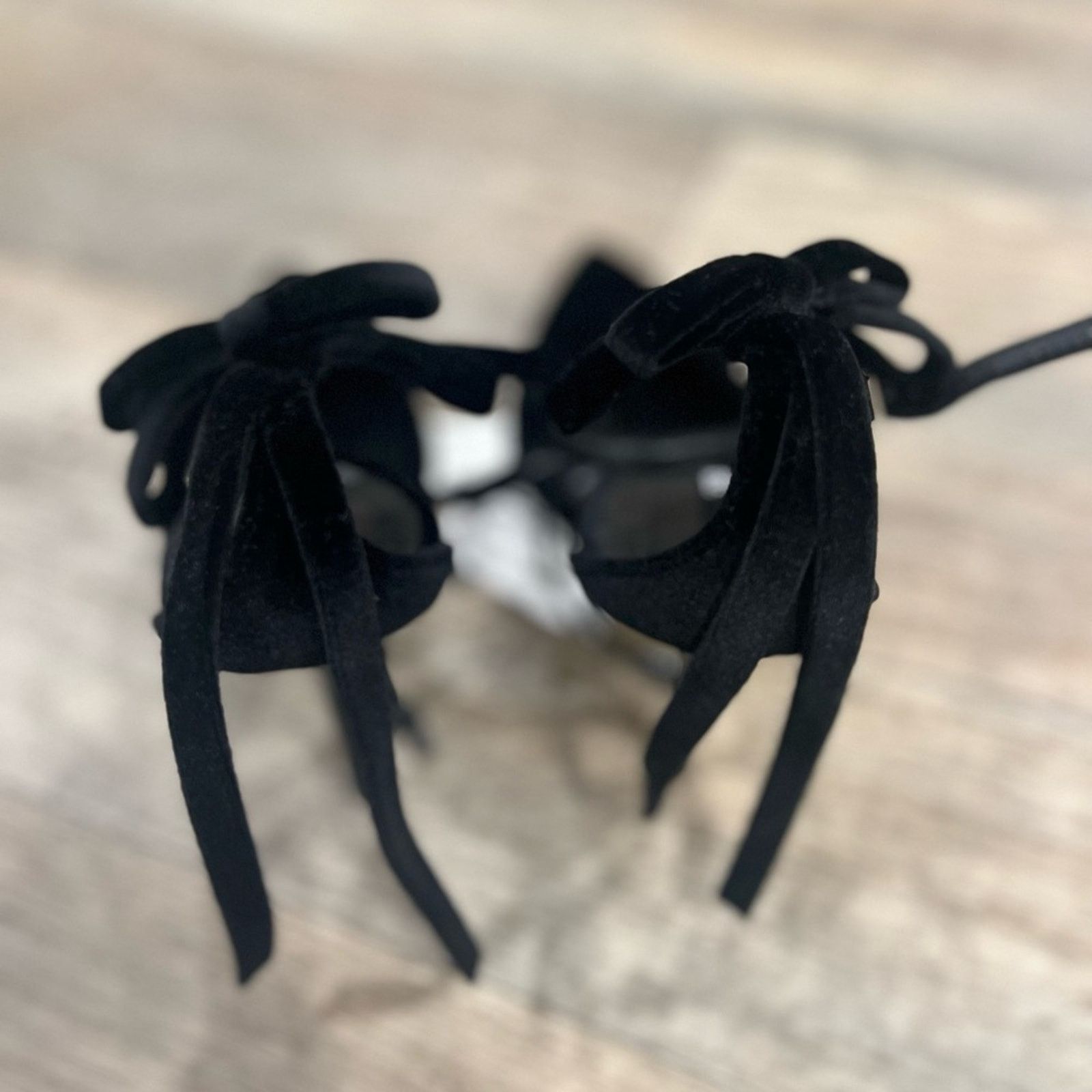 Zara ZARA Black Bow Pointed Heels NWT (Size 9) Size US 9 / IT 39 - 15 Thumbnail