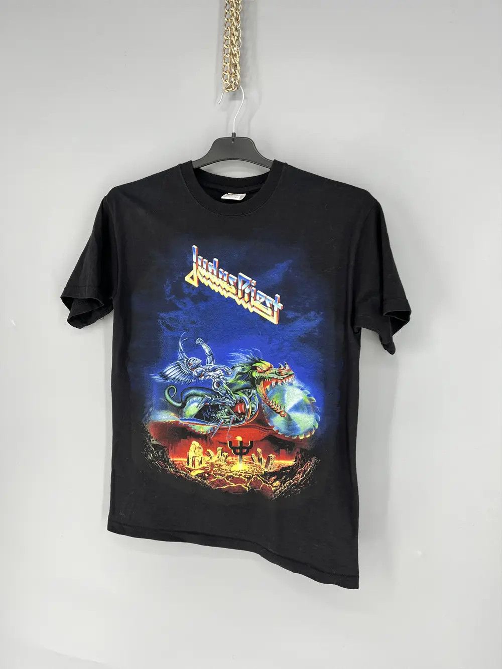 Other Vintage Judas Priest Painkiller metal Band T-shirt Bandrock Size US S / EU 44-46 / 1 - 3 Thumbnail