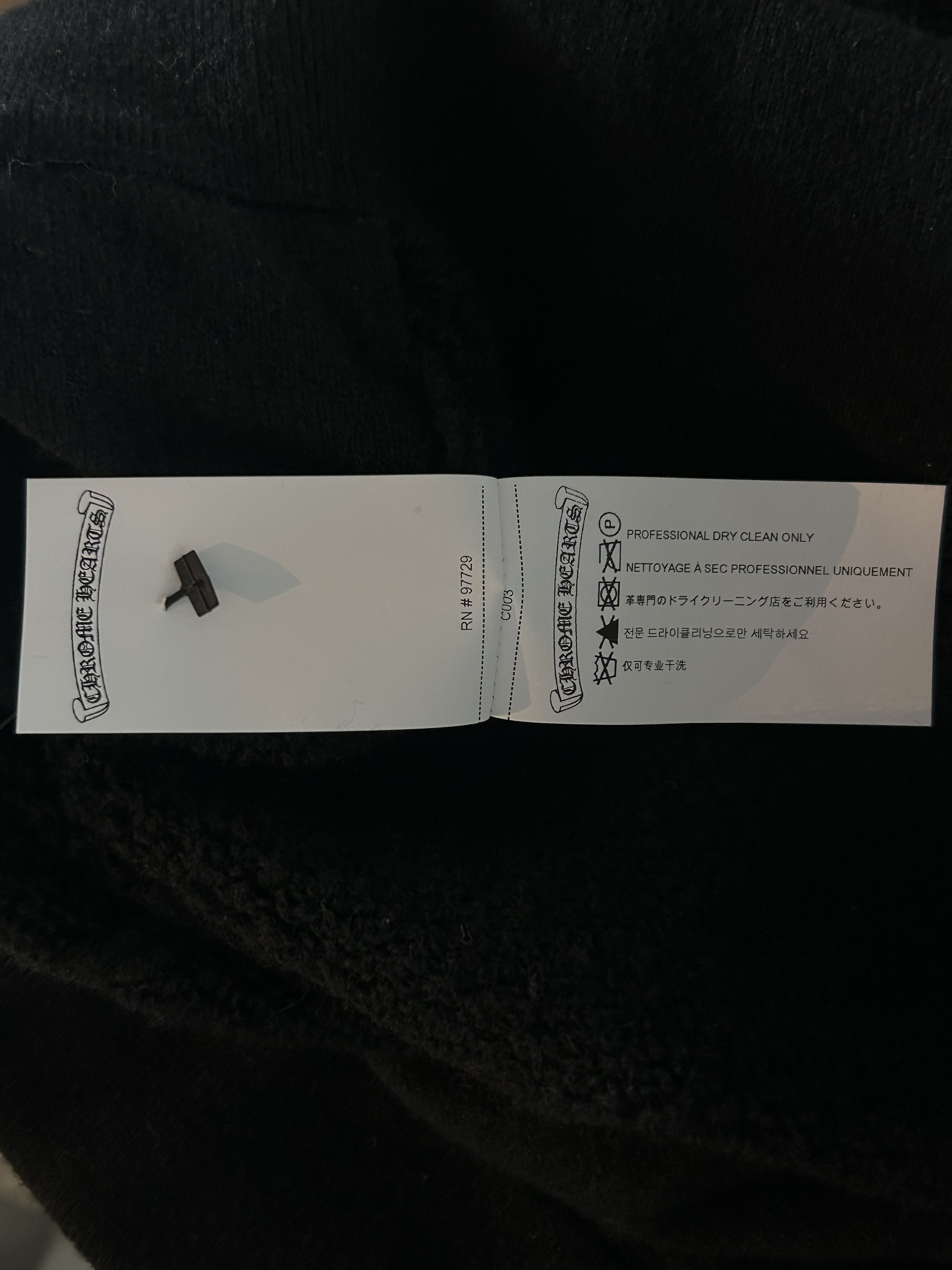 Chrome Hearts Black & White Floral Embroidered Cashmere Sweatpants Size US 34 / EU 50 - 5 Thumbnail