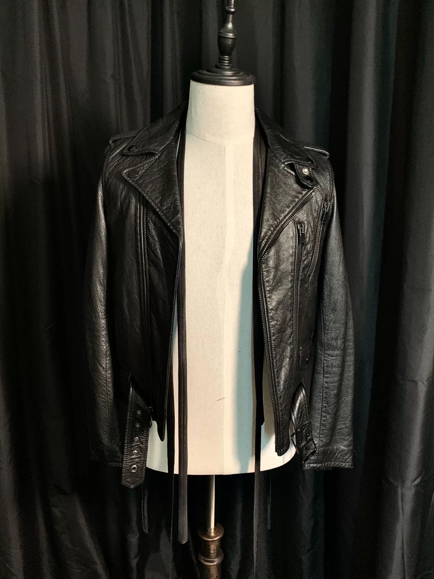 Saint Laurent Paris Saint Laurent 2016 A/W Leather Biker Jacket Size XS / US 0-2 / IT 36-38 - 1 Thumbnail