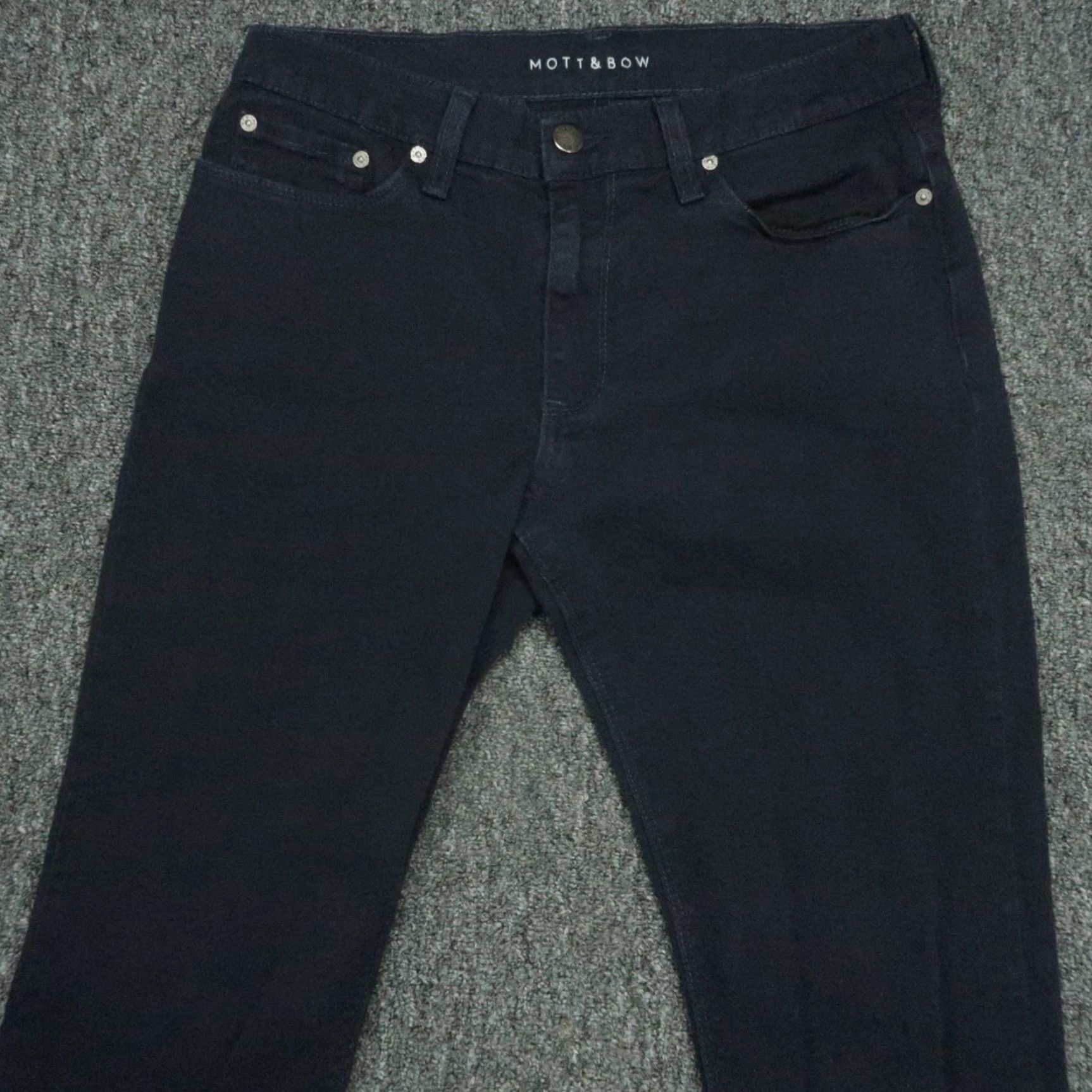 Mott & Bow Mott & Bow Jeans 29x32 Blue Skinny Mercer Straight 5 Pocket Stretch Mens Size US 29 - 2 Thumbnail