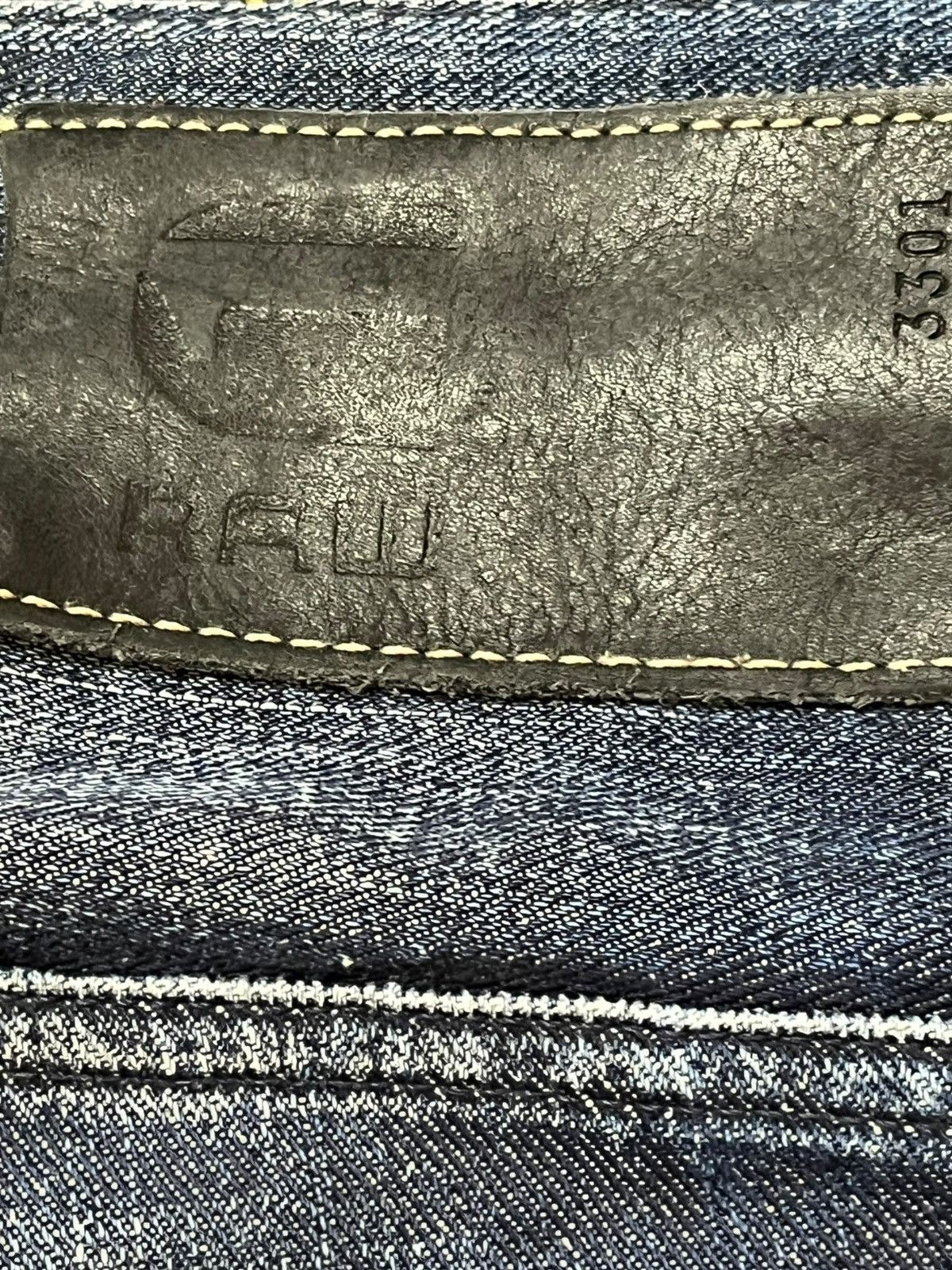 G-Star × Pharrell Vintage G-Star 3301 Grunge Distressed Denim Size US 31 - 9 Thumbnail