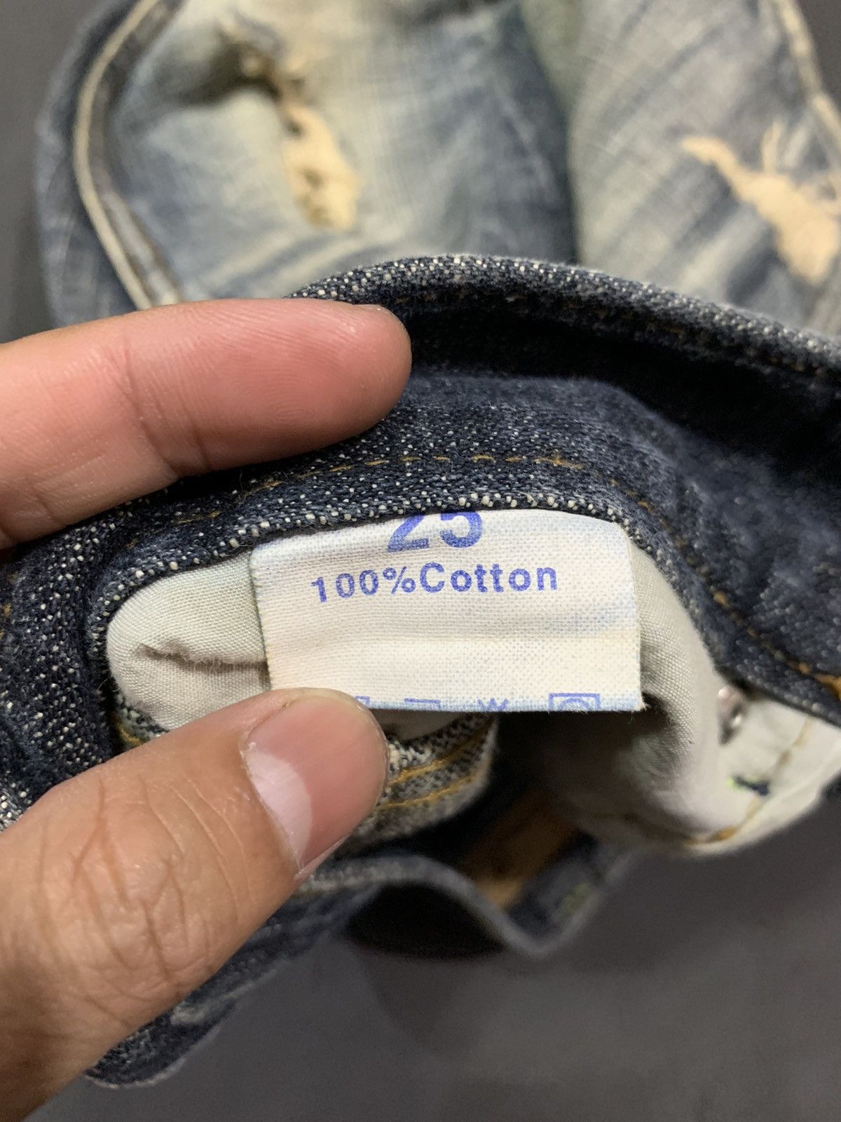 14th Addiction × If Six Was Nine × Le Grande Bleu (L.G.B.) 💸BINDINGOFFER💸G.O.A distressed jeans Size 28" / US 6 / IT 42 - 9 Thumbnail