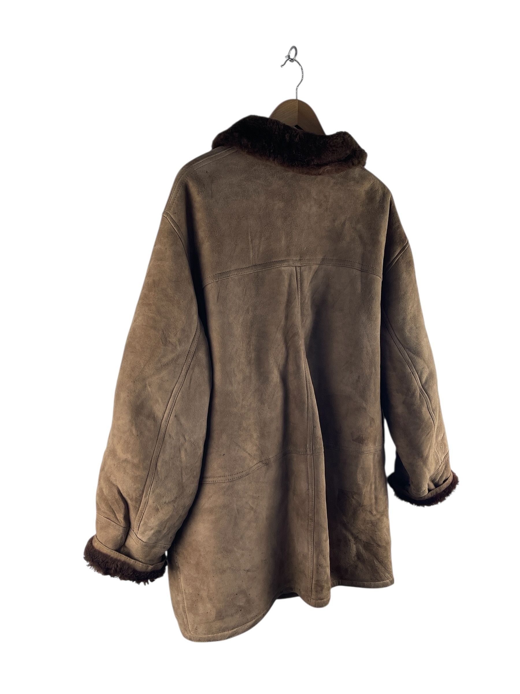 Yves Saint Laurent Vintage 1990s Yves Saint Laurent Pour Homme Shearling Coat Size US L / EU 52-54 / 3 - 5 Thumbnail