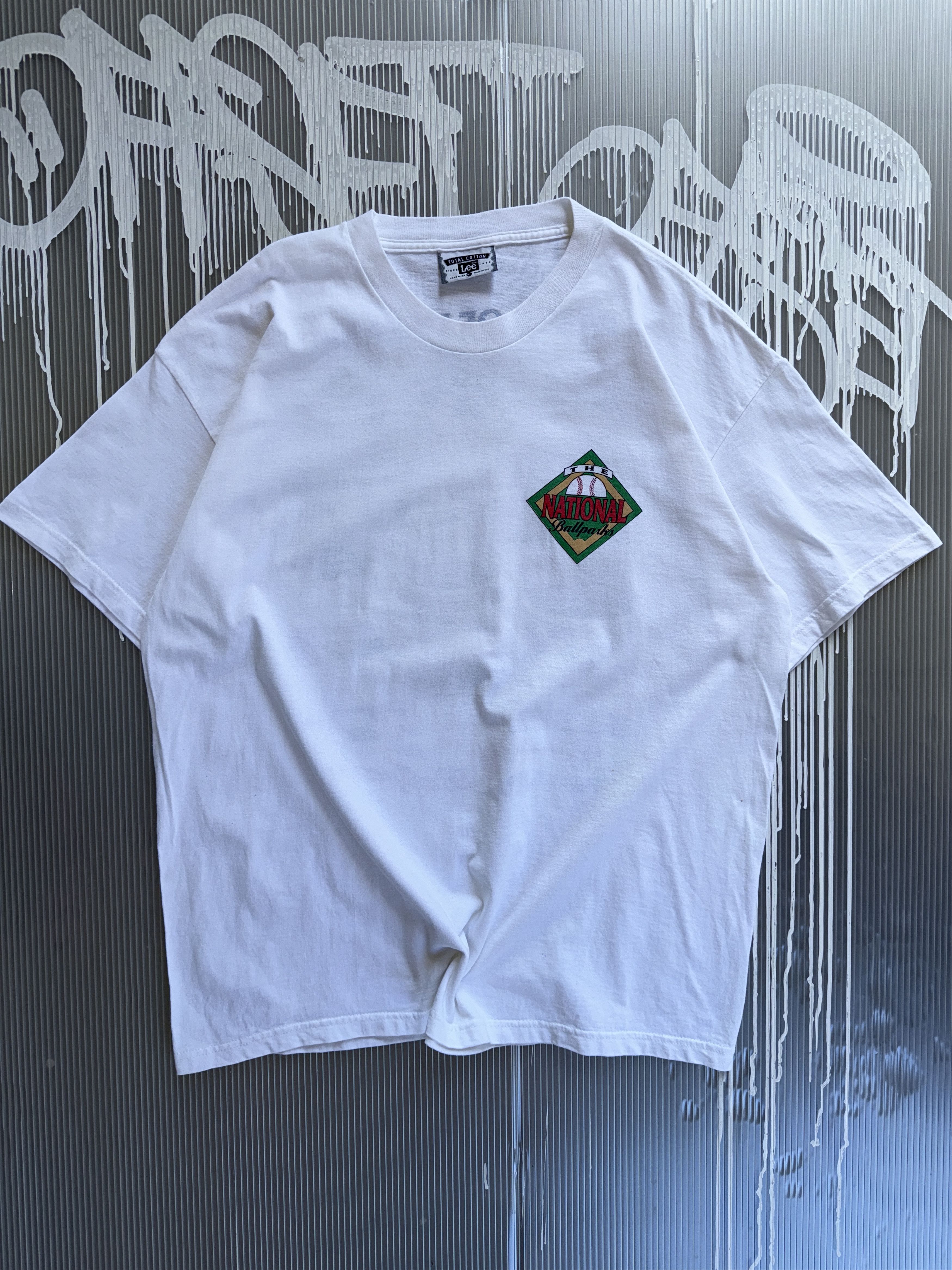 Lee Lee MLB vintage white t-shirt 1994 - XL Size US XL / EU 56 / 4 - 2 Thumbnail