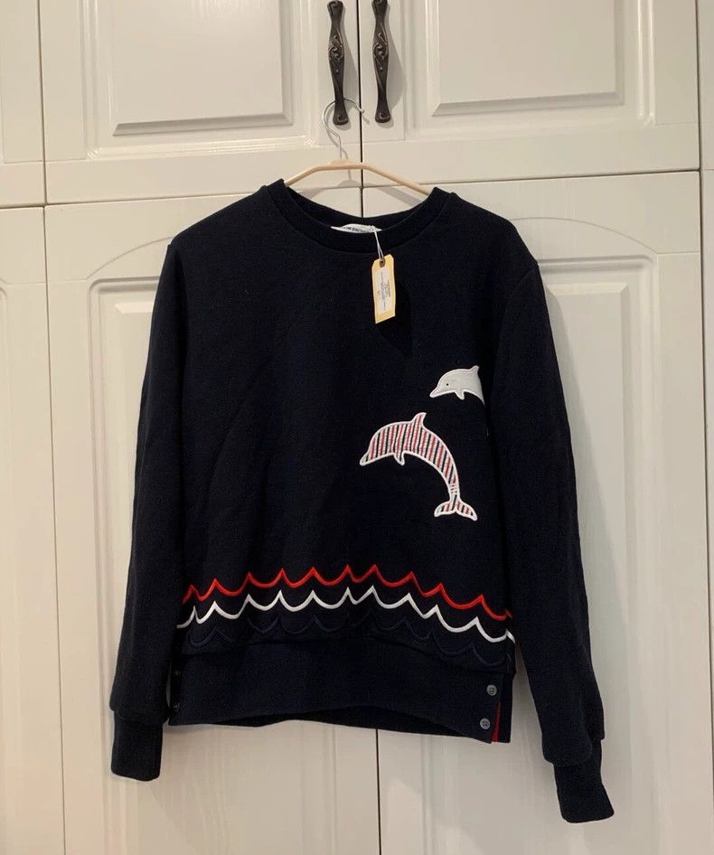 Thom Browne Thom Browne Dolphin hoodie Size US S / EU 44-46 / 1 - 2 Thumbnail