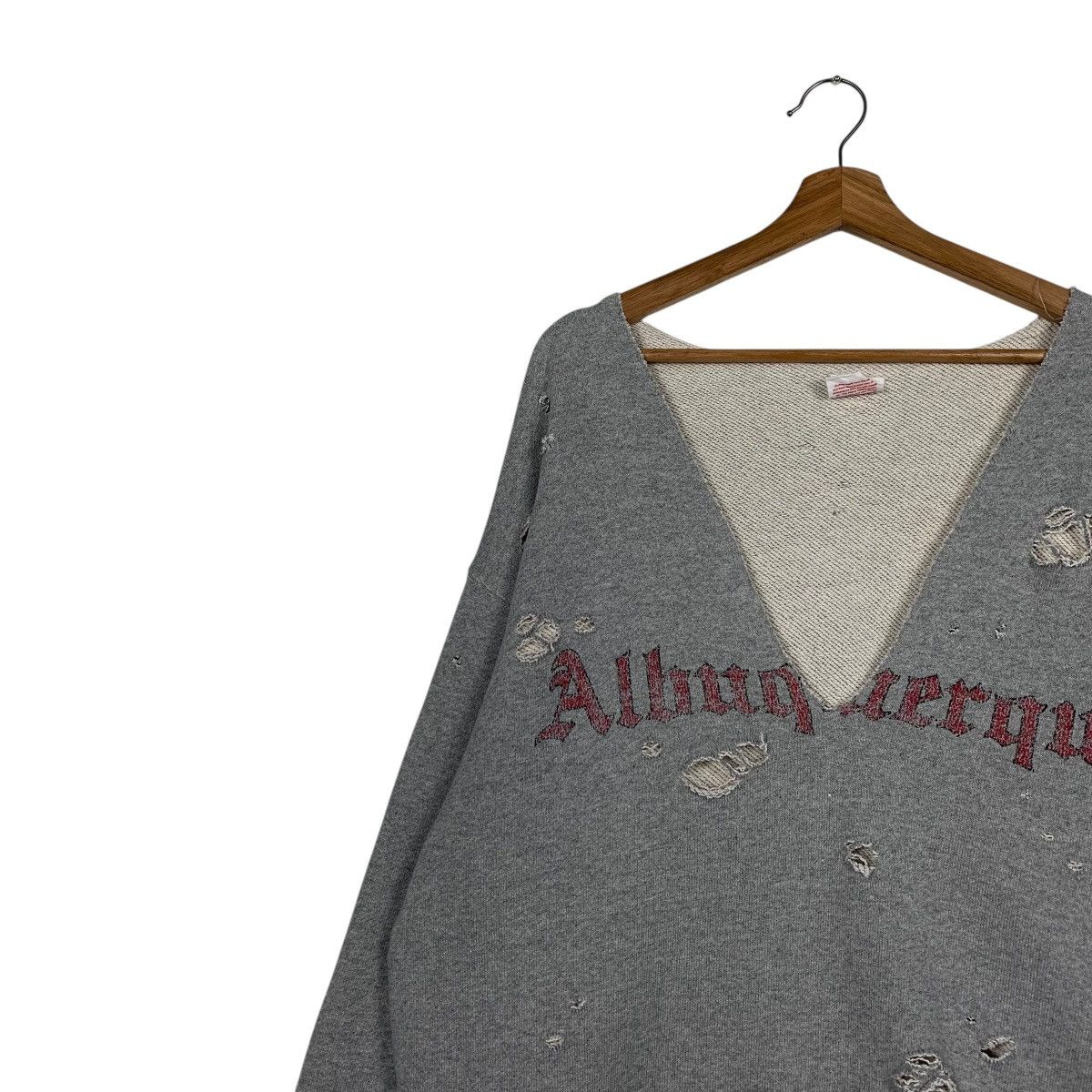 Japanese Brand Japanese Brand Freaks Store Albuquerque V Neck Sweater Size L / US 10 / IT 46 - 6 Thumbnail
