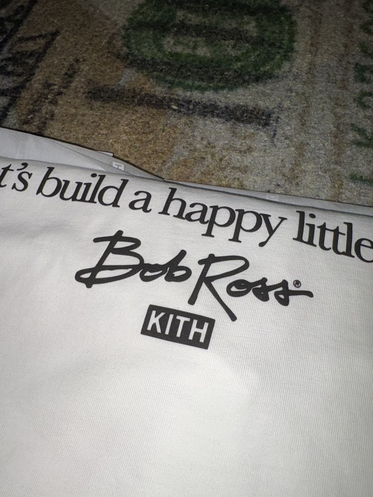 Kith KITH X BOB ROSS HAPPY CLOUDS QUOTE TEE Size US L / EU 52-54 / 3 - 2 Thumbnail