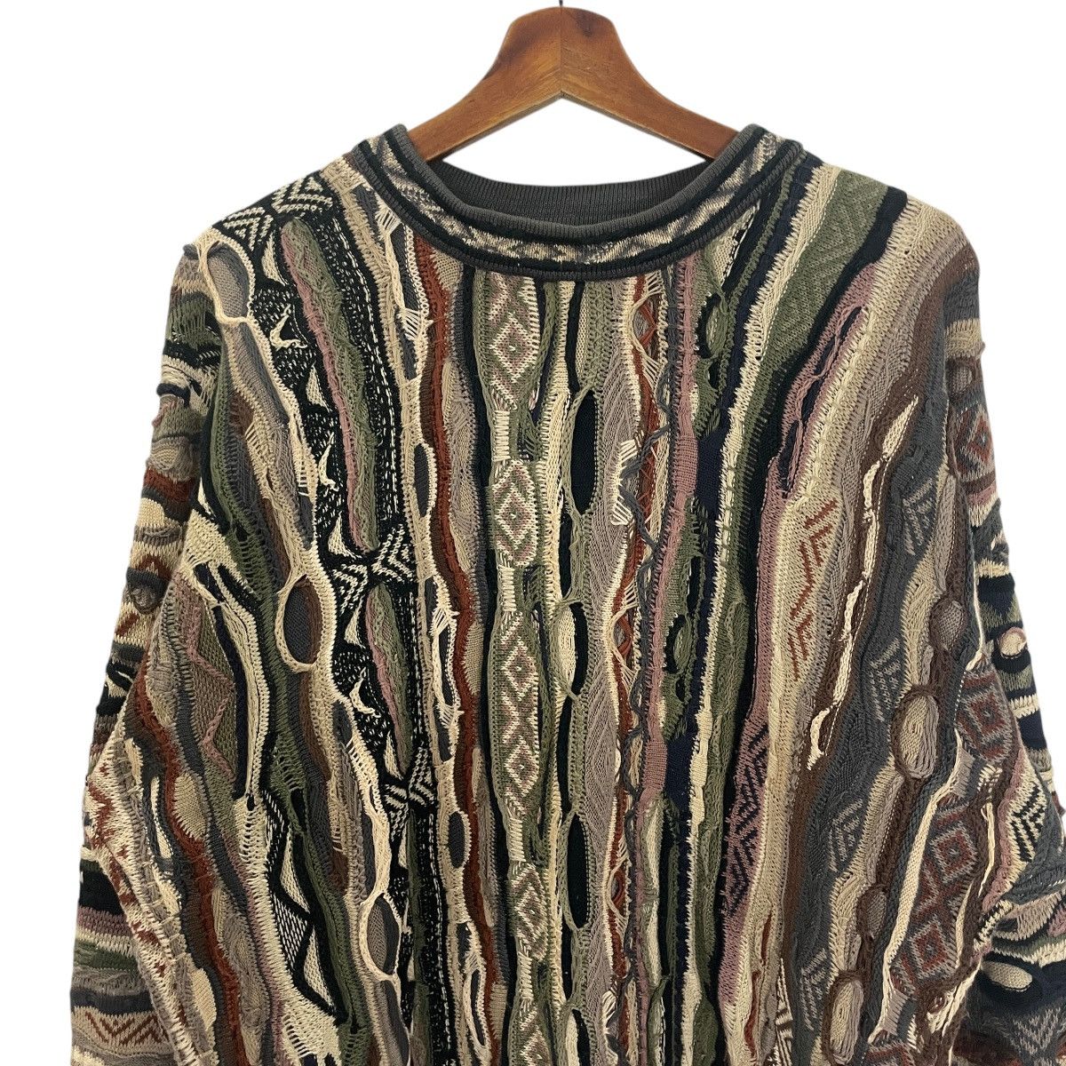 Coogi Vintage 90s Coogi 3D Knit Sweater Size US L / EU 52-54 / 3 - 3 Thumbnail