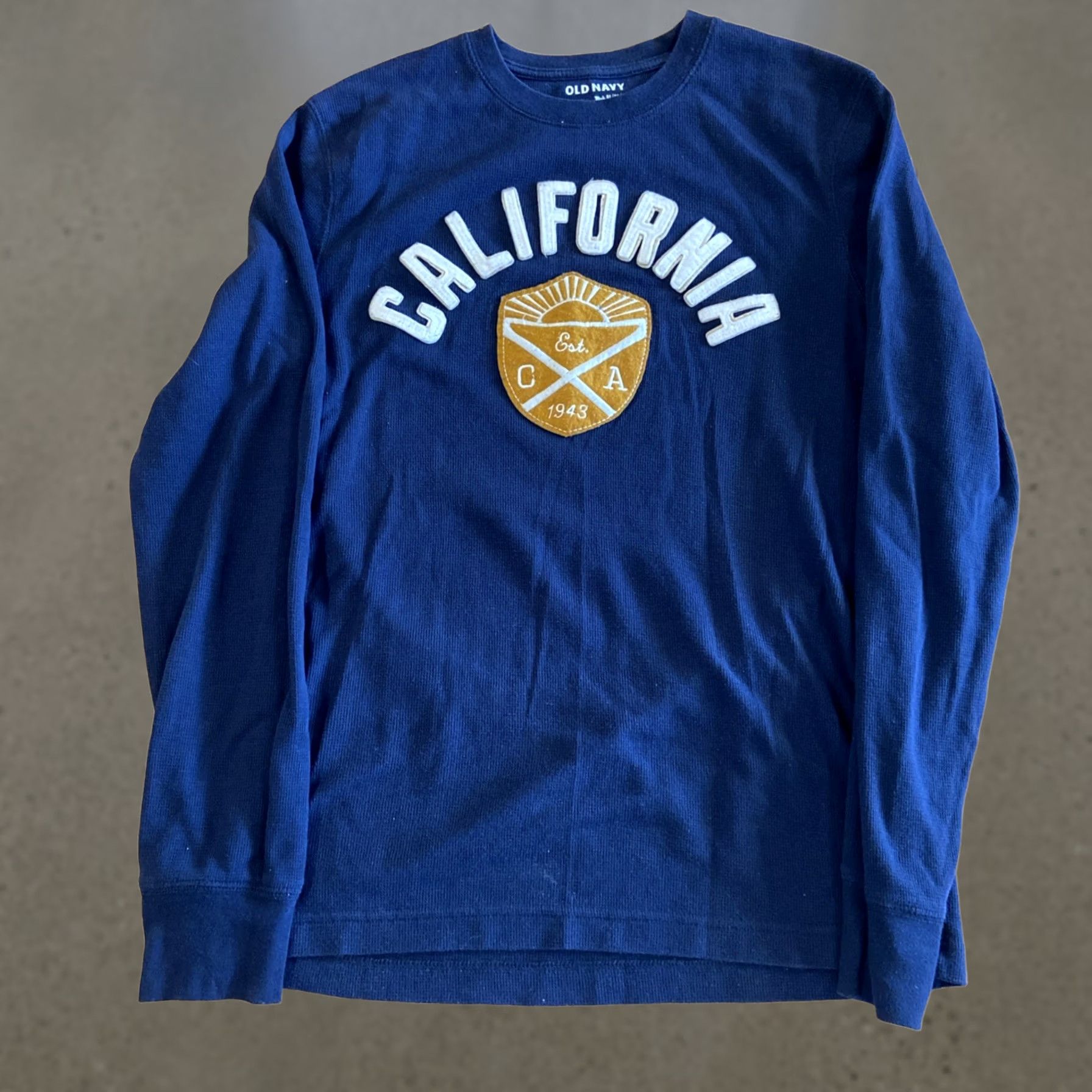 Old Navy Old Navy Thermal Shirt M California Graphic Navy Blue Size US M / EU 48-50 / 2 - 1 Thumbnail