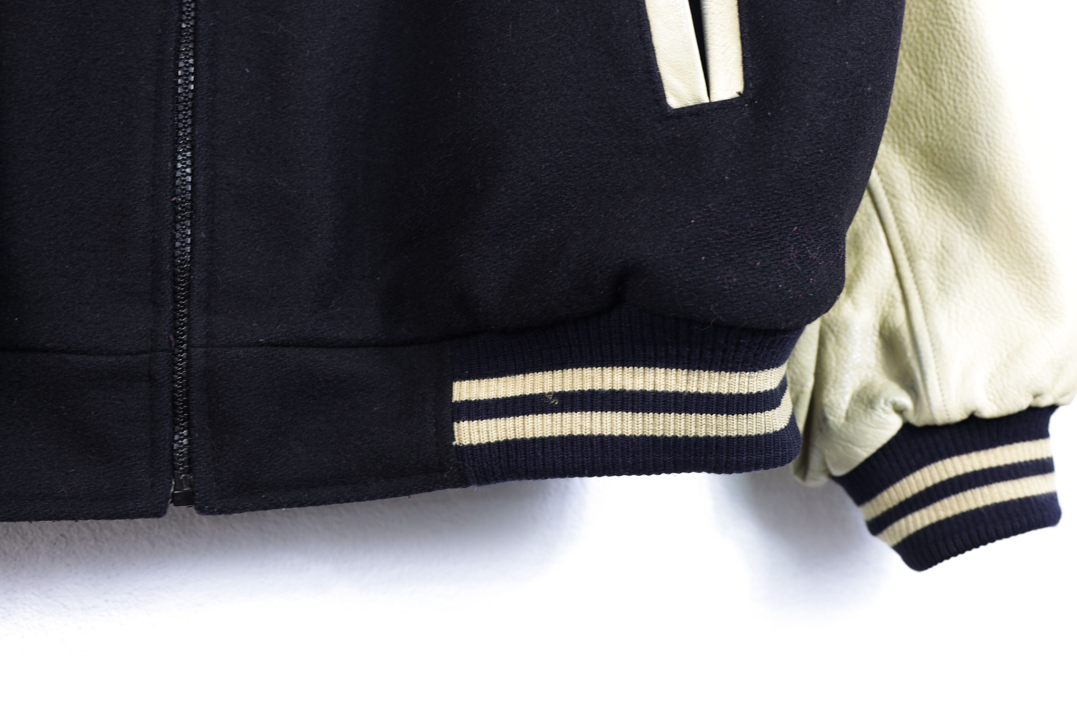 NHL Vintage Canada NHL Wool Leather Bomber Jacket XXL Size US XXL / EU 58 / 5 - 5 Thumbnail