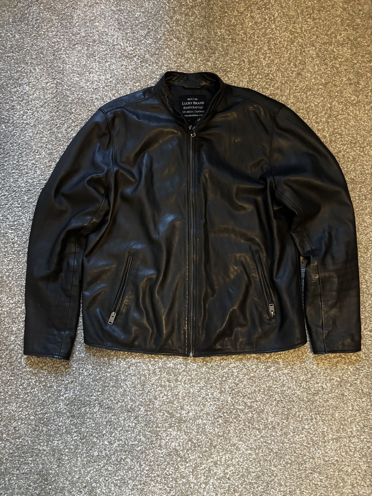 Lucky Brand Lucky Brand vintage leather jacket Size US XL / EU 56 / 4 - 1 Thumbnail