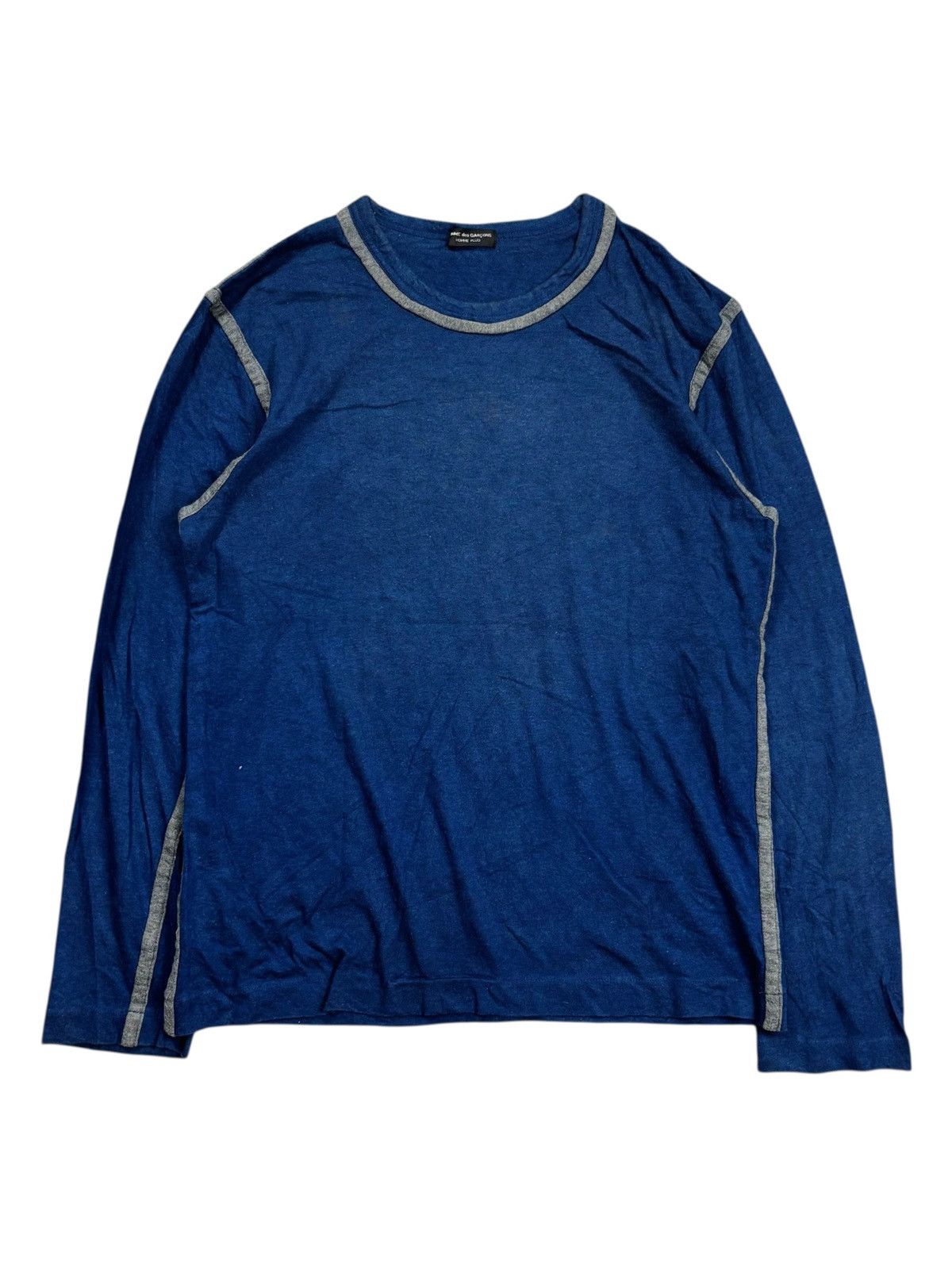 Comme des Garcons Homme Plus 1998 CDGHP - Contrast Stitching Longsleeve Size US M / EU 48-50 / 2 - 1 Thumbnail