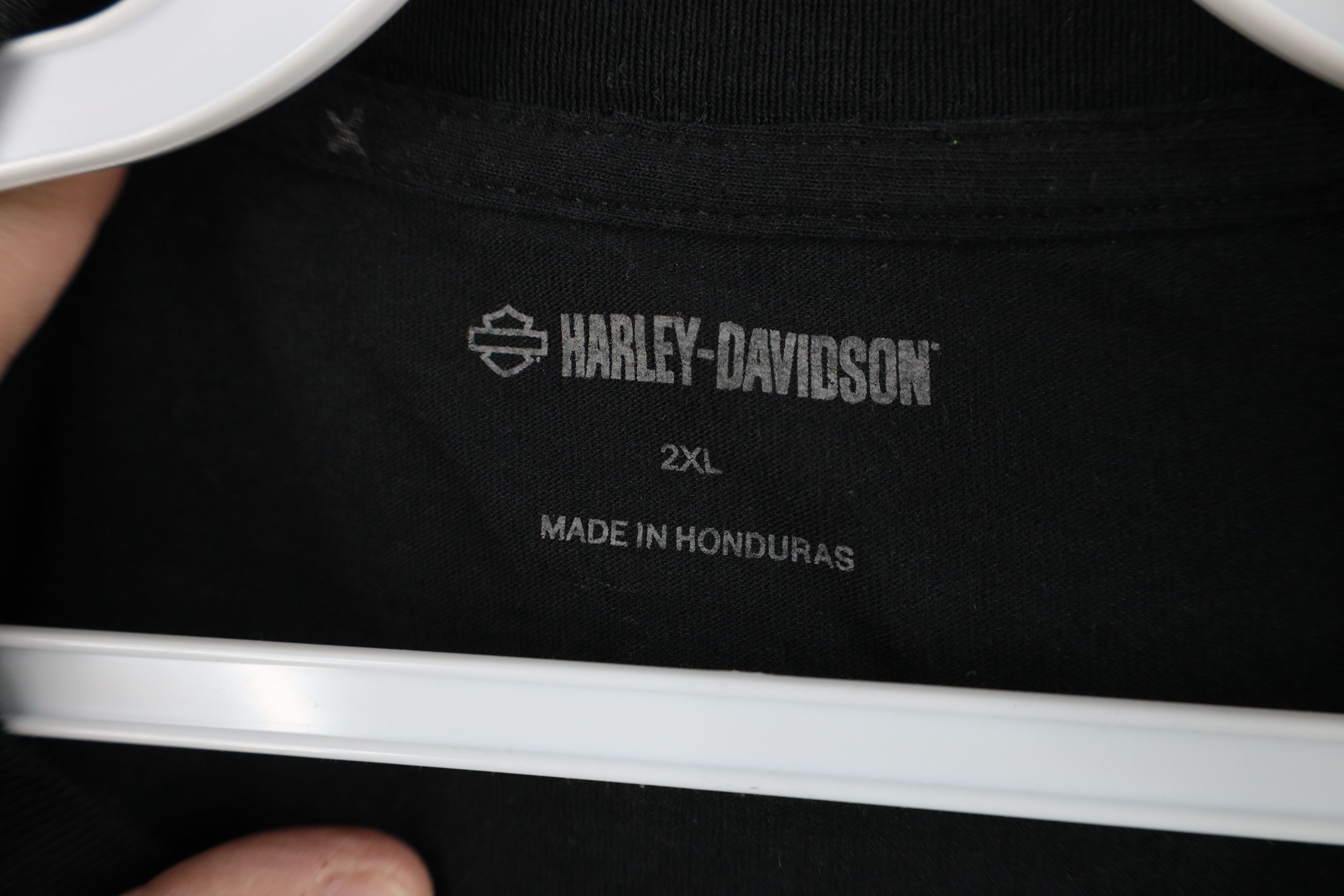 Harley Davidson Y2K Harley Davidson Spell Motorcycle Riding T-Shirt Black Size US XXL / EU 58 / 5 - 6 Thumbnail