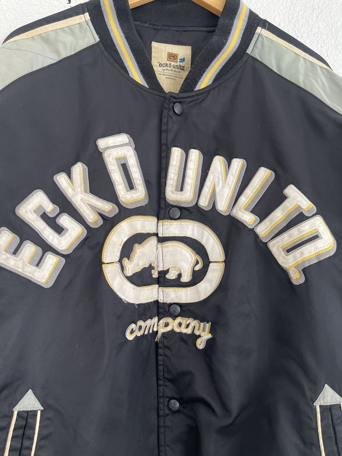 Ecko Unltd. Ecko Untld Embroidered Varsity Jacket Size US XL / EU 56 / 4 - 2 Thumbnail