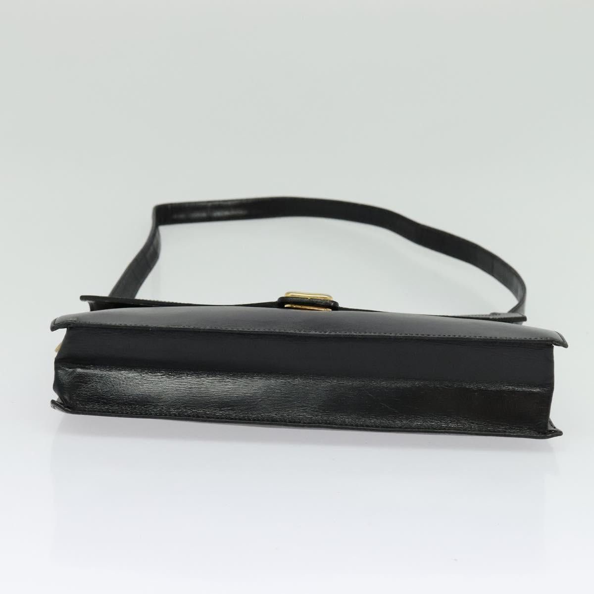Dior DIOR Shoulder Bag Leather Black Gold Size ONE SIZE - 9 Thumbnail