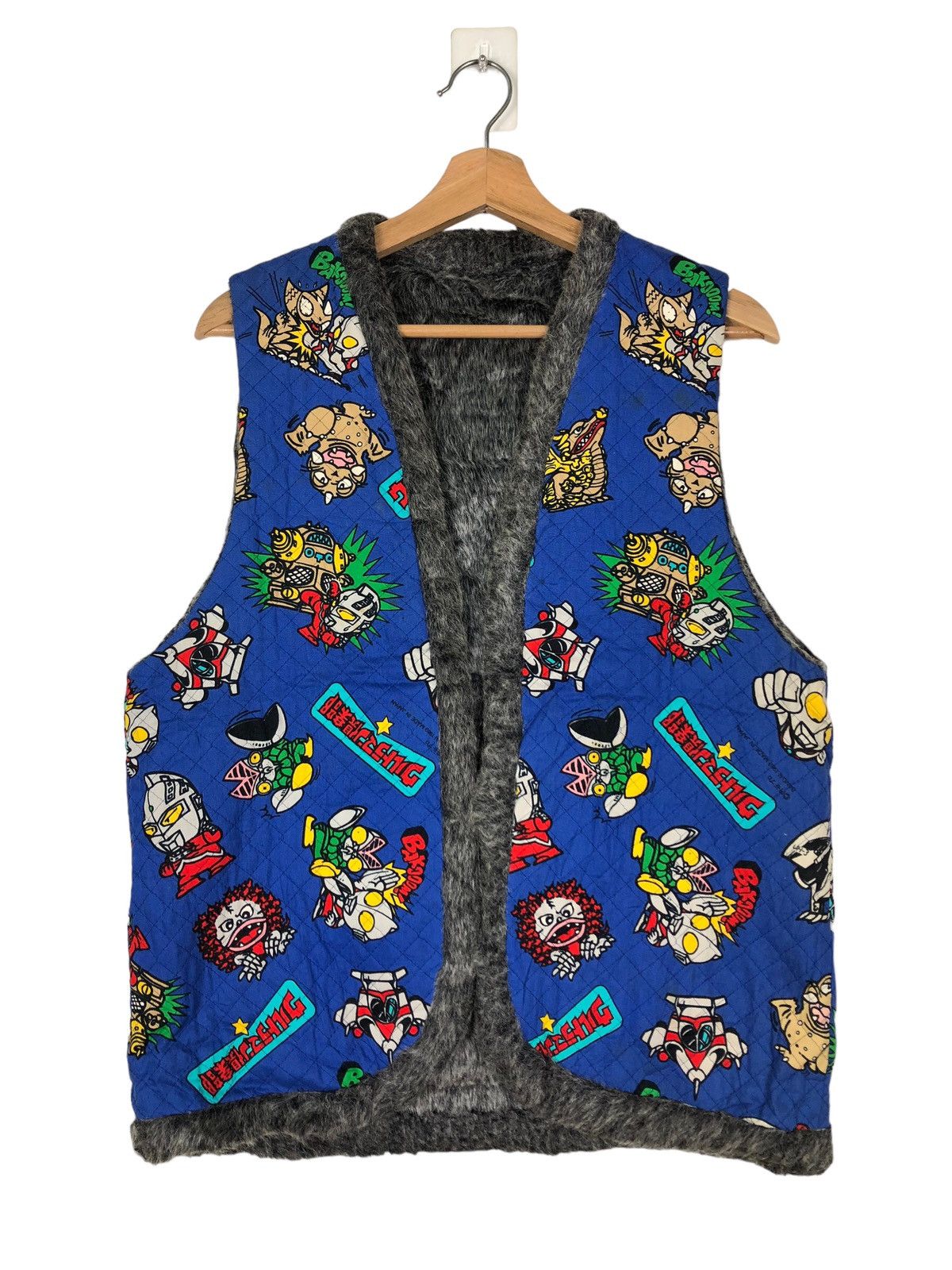 🔥90’s Famous Cartoon Show Movie Ultra-man Vest Full Print
