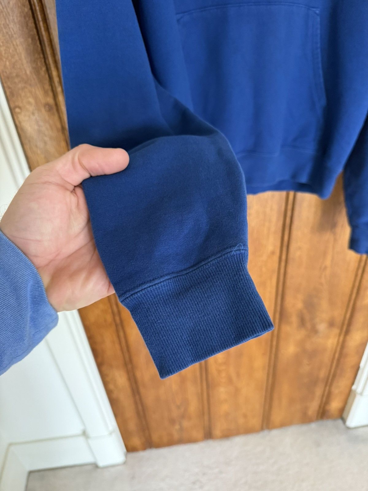 Saint Laurent Paris $1.5k FW23 Saint Laurent logo blue hoodie Grail L Size US L / EU 52-54 / 3 - 15 Thumbnail