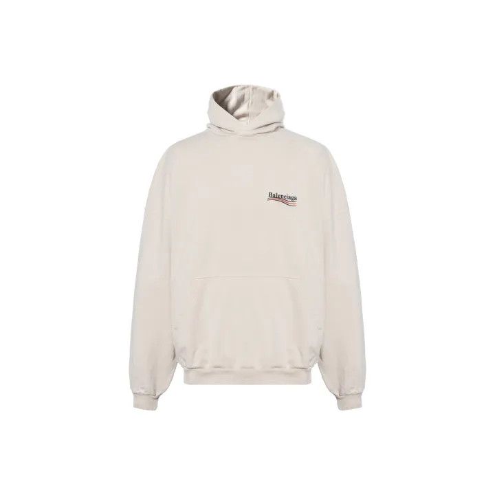 Balenciaga Balenciaga Logo Print Hooded Sweatshirt for Men 0079 Size US M / EU 48-50 / 2 - 1 Thumbnail