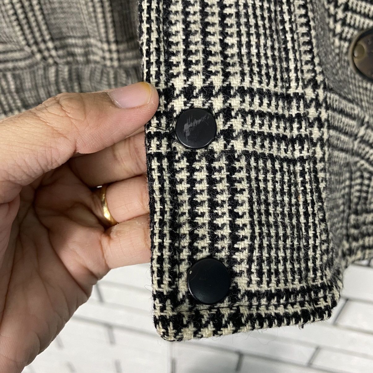 Japanese Brand 📌Vintage Wool Bomber Jacket Unbranded Tartan Issey Miyake Size US M / EU 48-50 / 2 - 17 Thumbnail