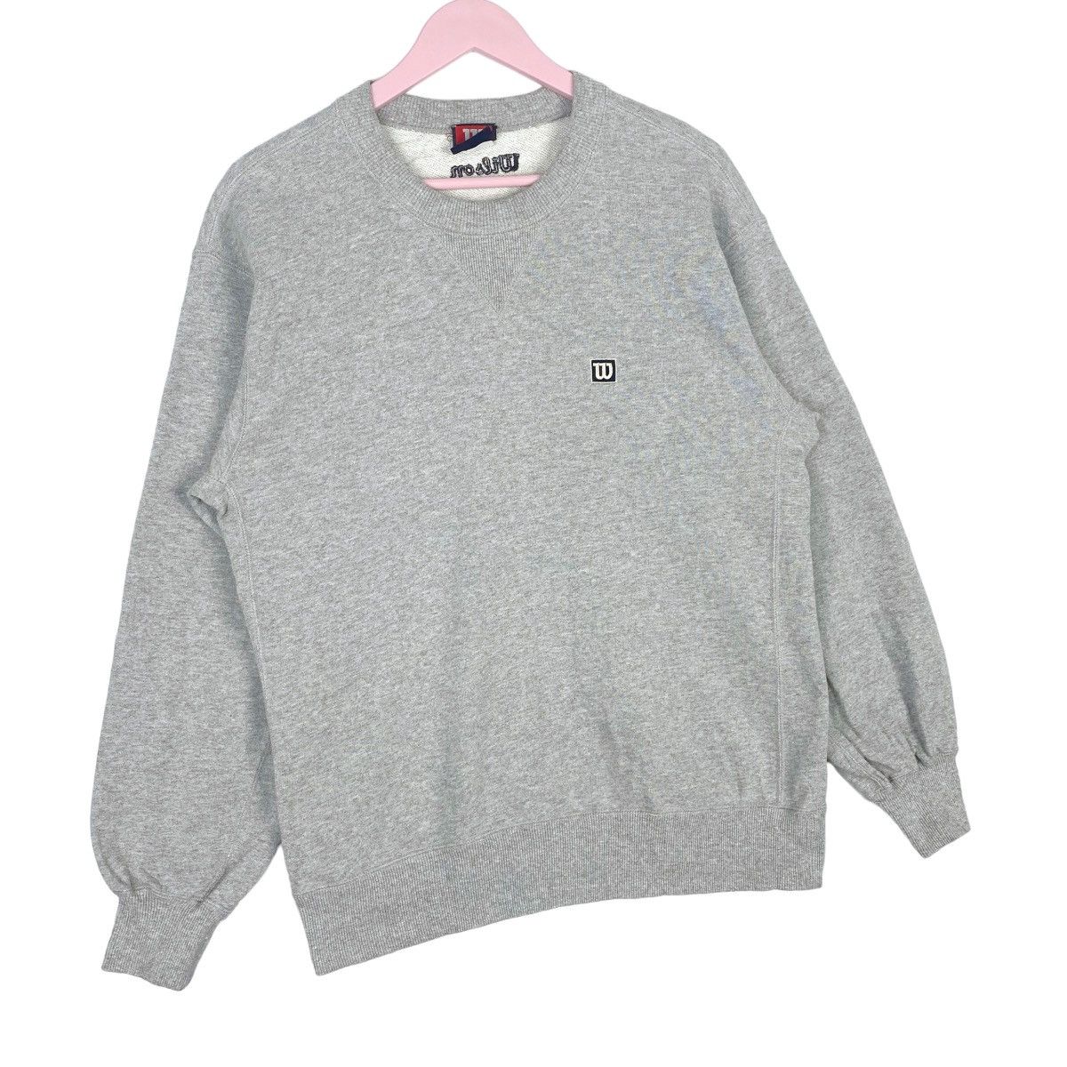 Wilson Wilson Embroidey Logo Sweatshirt Crewneck Pullover Jumper Size US M / EU 48-50 / 2 - 4 Thumbnail