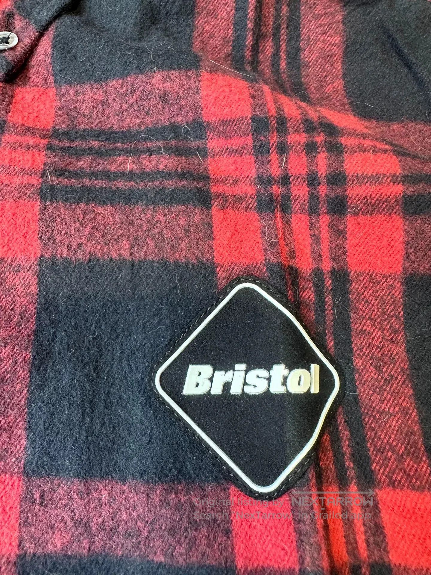 F.C.R.B Coca-Cola x F.C.R.B Red Plaid Shirt. Size US XL / EU 56 / 4 - 3 Thumbnail