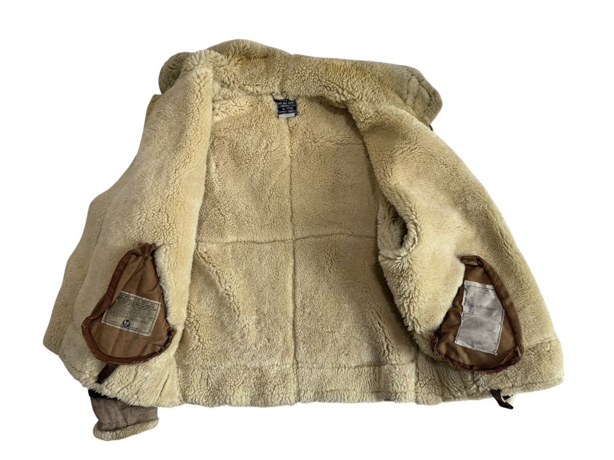 Avirex Vintage Sheep Skin Shearling Avirex Distress Jacket Size 38 Size US S / EU 44-46 / 1 - 8 Thumbnail