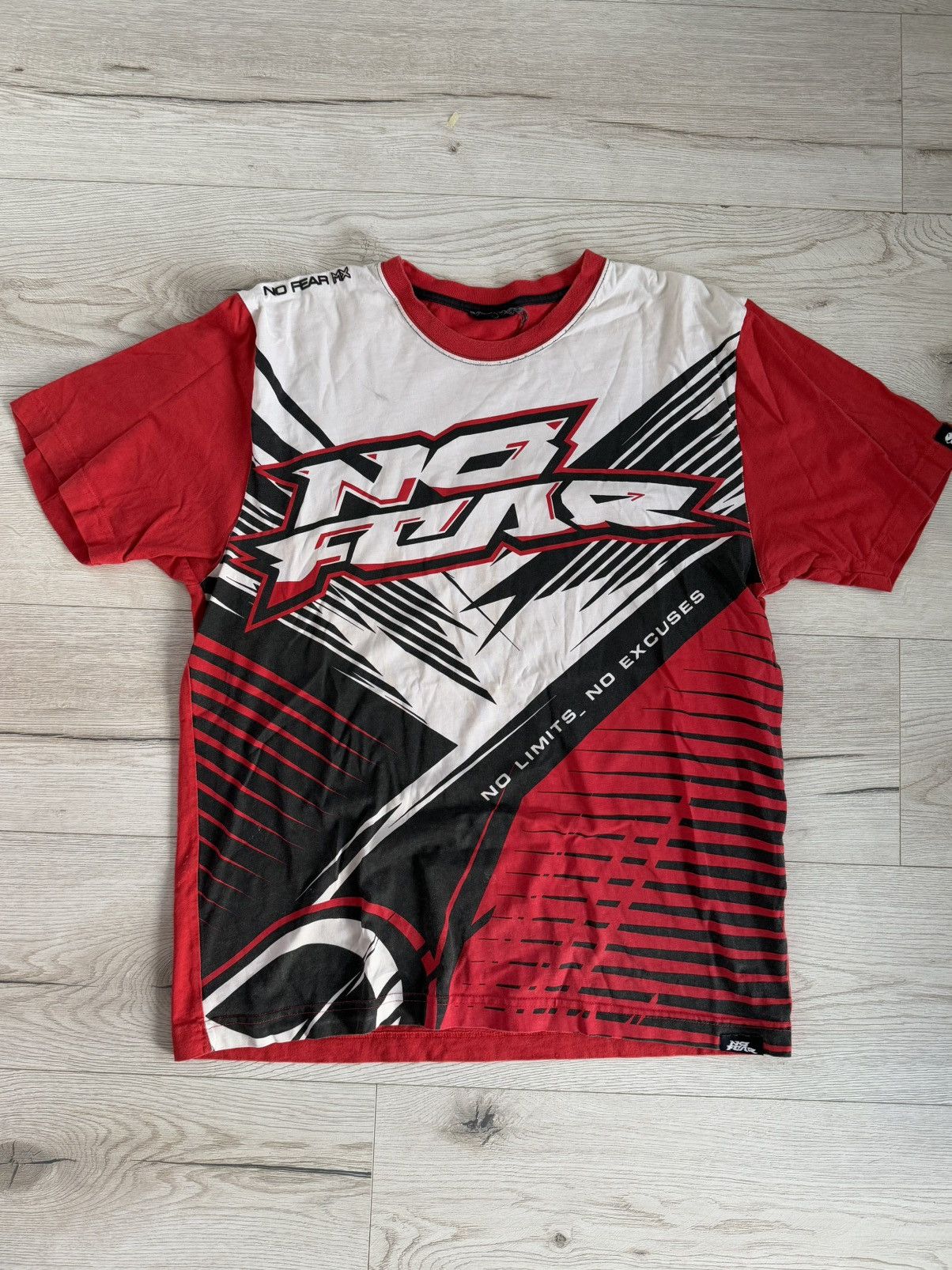 No Fear × Vintage Vintage No Fear Tee Tshirt motocross moto 