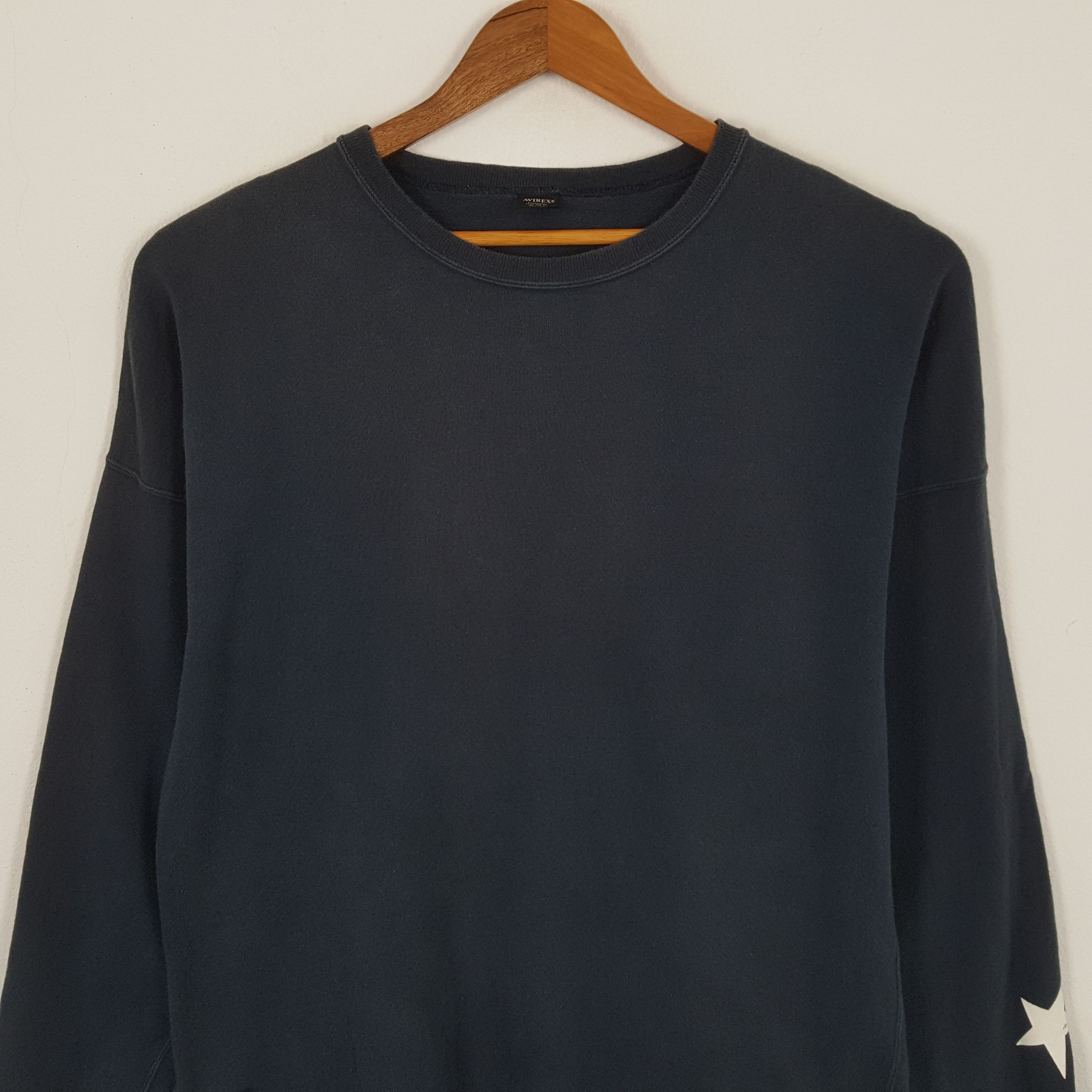 Avirex × Vintage Vintage AVIREX NYC Military Style Big Logo Sweatshirts Size US L / EU 52-54 / 3 - 4 Thumbnail